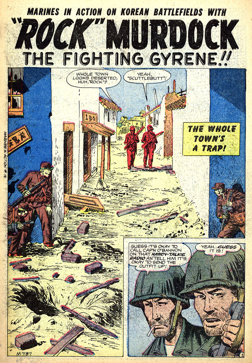 Read online Marines in Action comic -  Issue #14 - 3