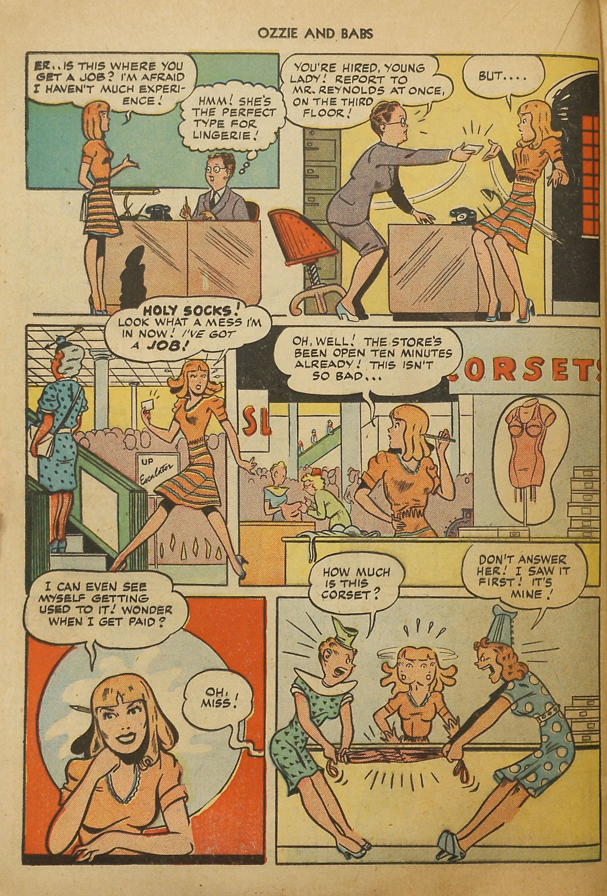 Read online Ozzie And Babs comic -  Issue #1 - 36