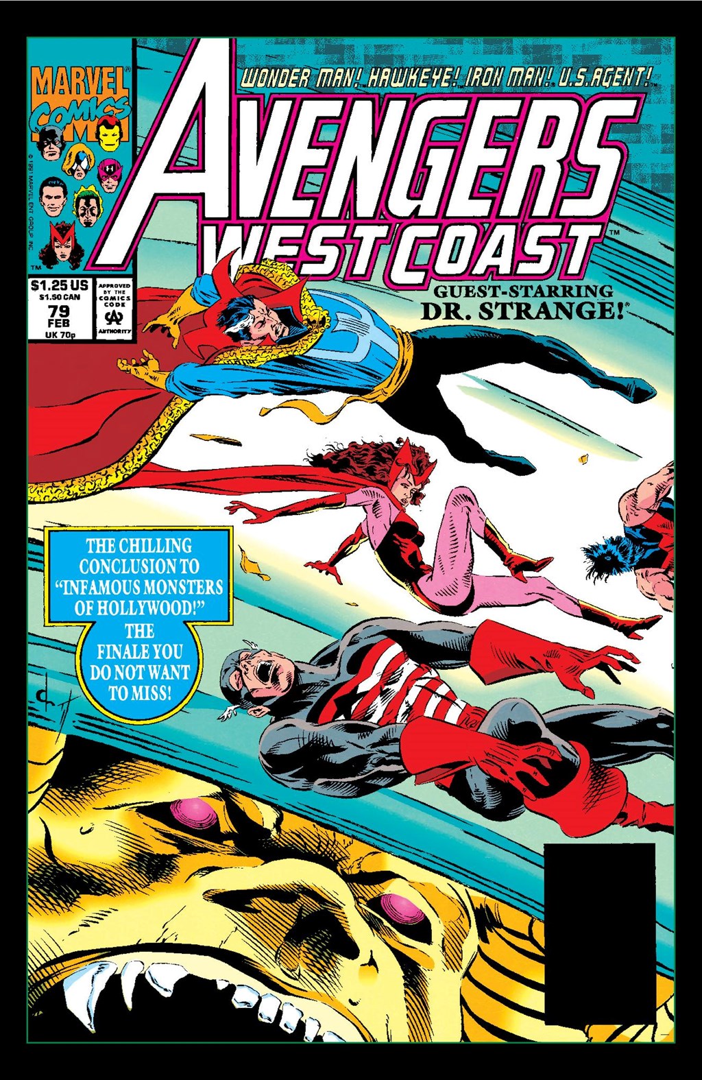 Read online Avengers West Coast Epic Collection: How The West Was Won comic -  Issue #Avengers West Coast Epic Collection California Screaming (Part 4) - 100
