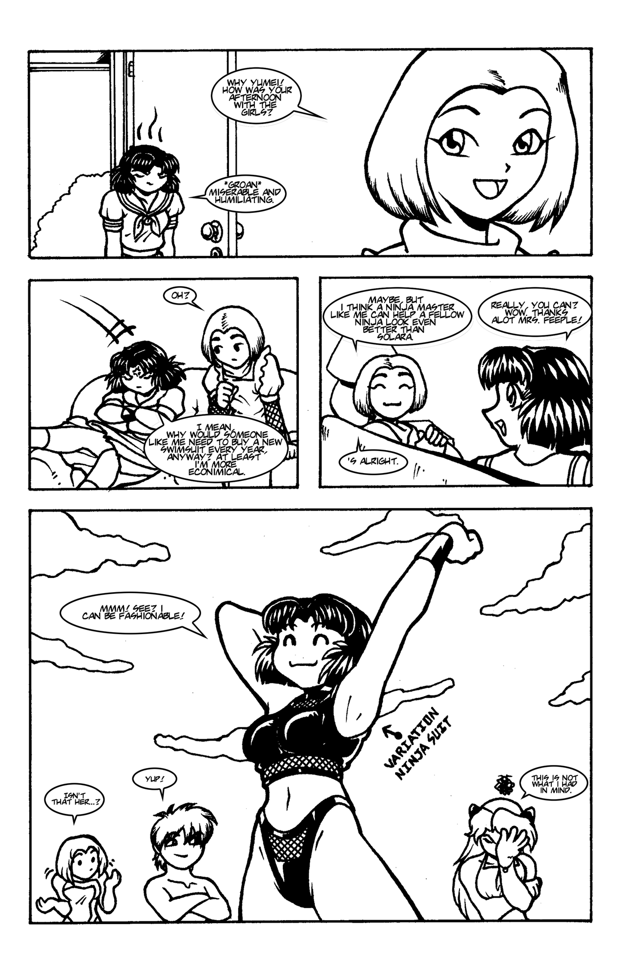 Read online Ninja High School Swimsuit comic -  Issue #2001 - 49
