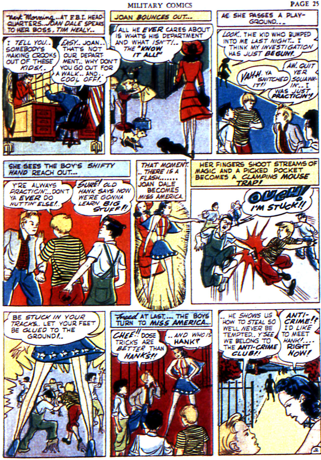 Read online Military Comics comic -  Issue #6 - 27