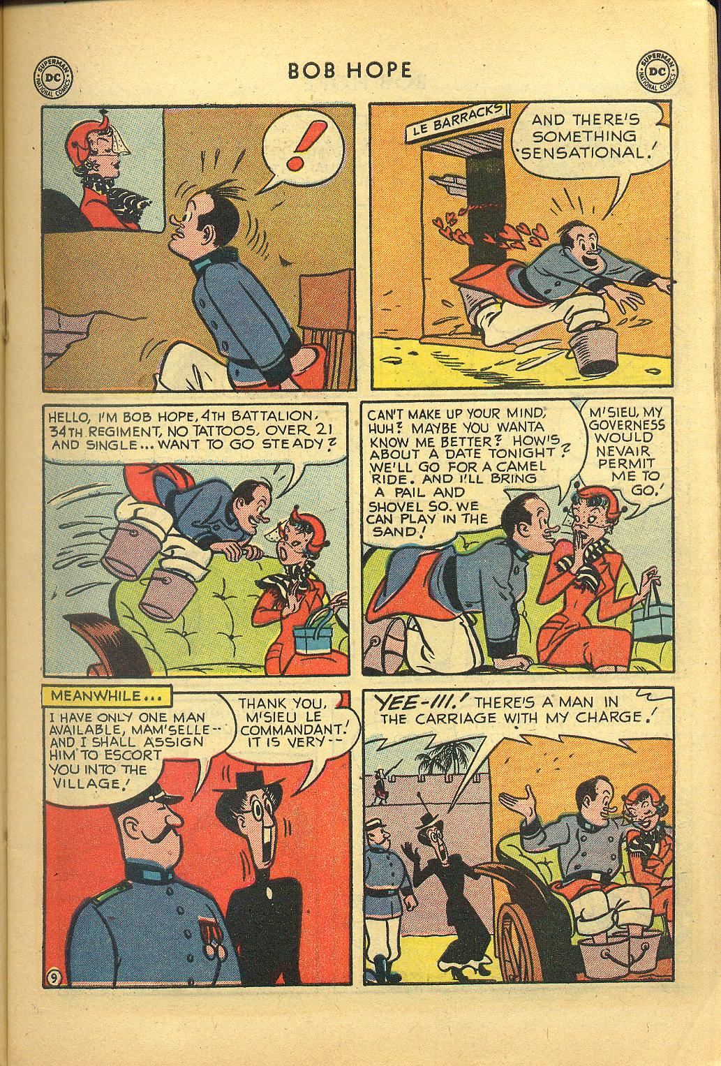 Read online The Adventures of Bob Hope comic -  Issue #10 - 11