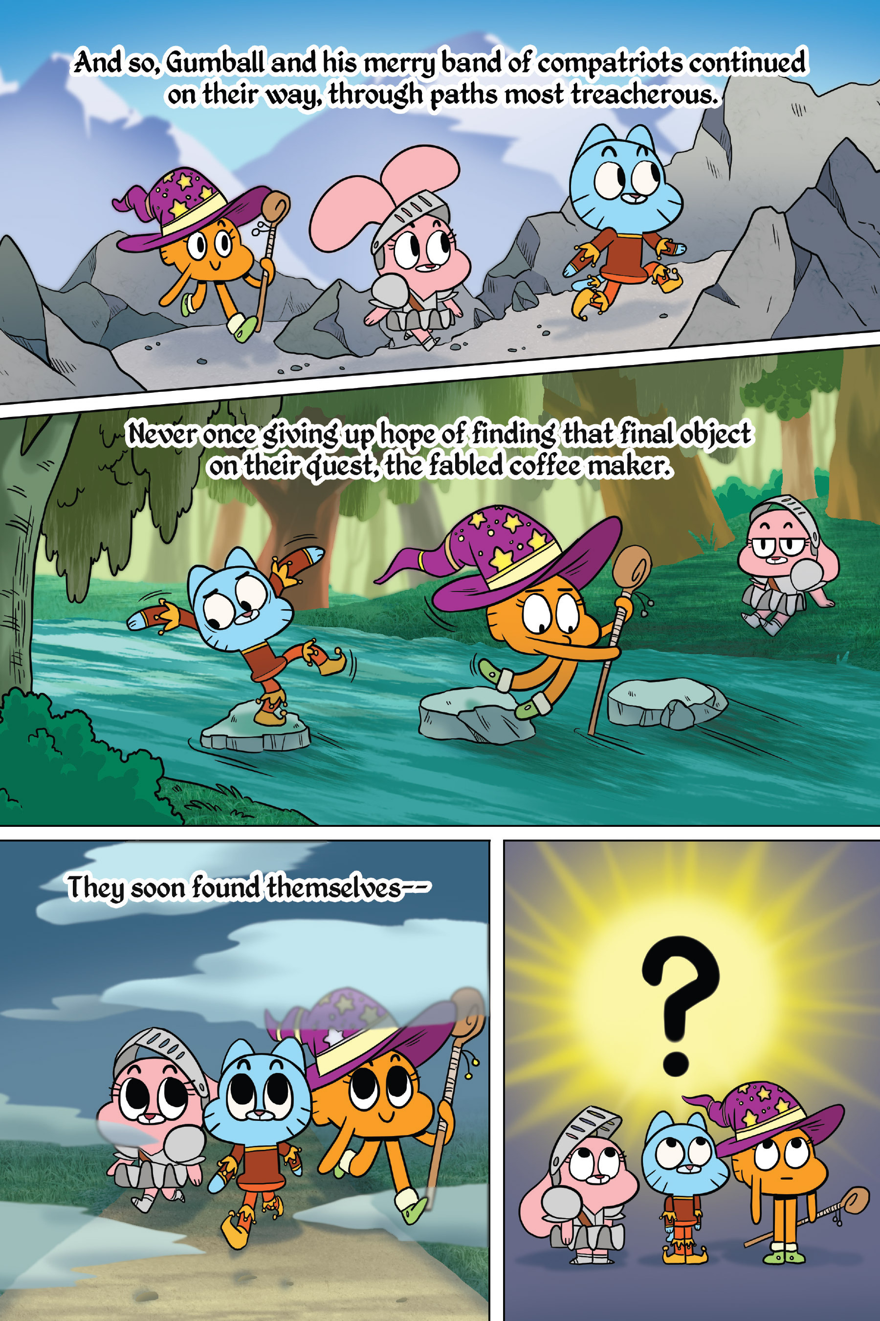 Read online The Amazing World of Gumball: Fairy Tale Trouble comic -  Issue # Full - 88