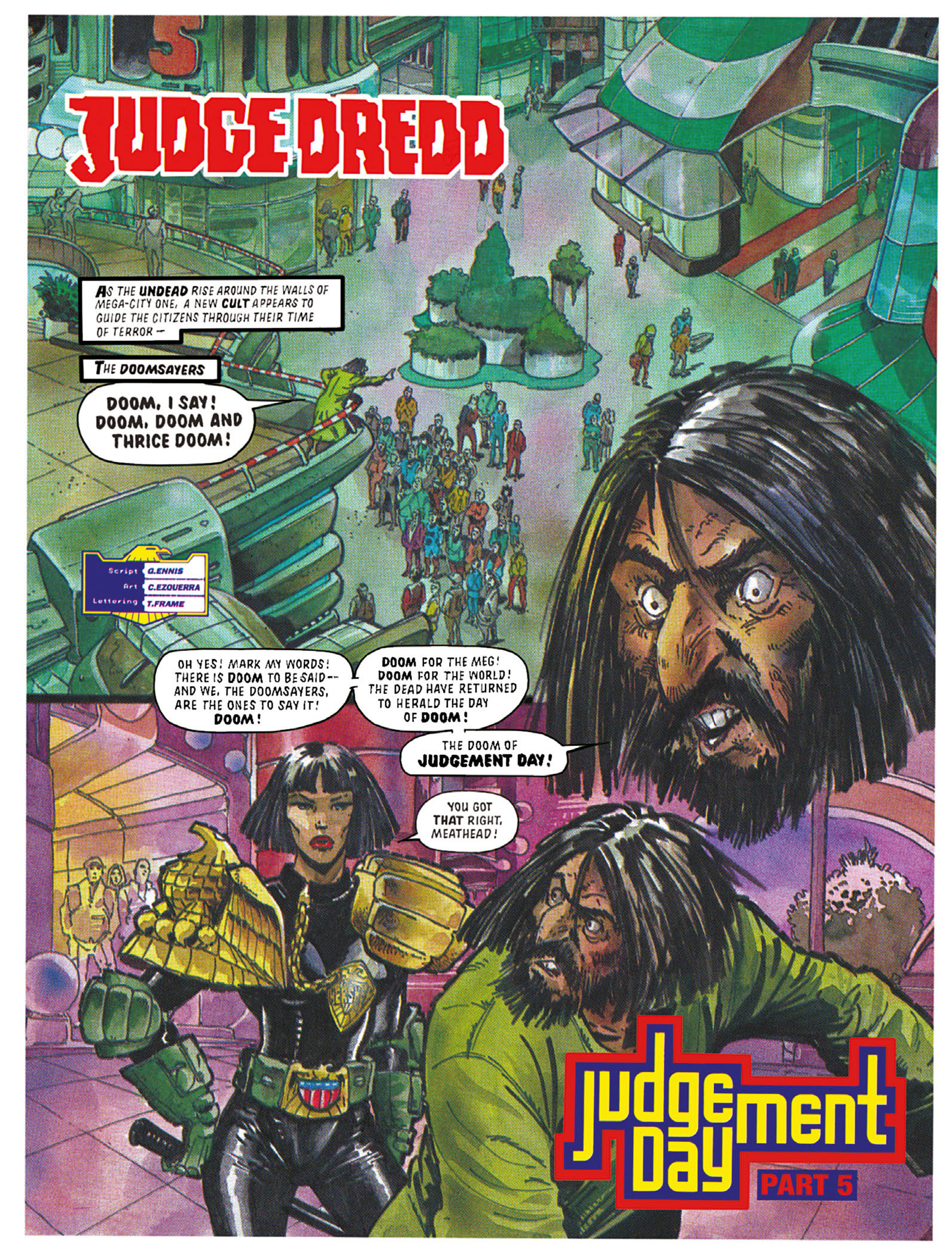 Read online Essential Judge Dredd: Judgement Day comic -  Issue # TPB - 34
