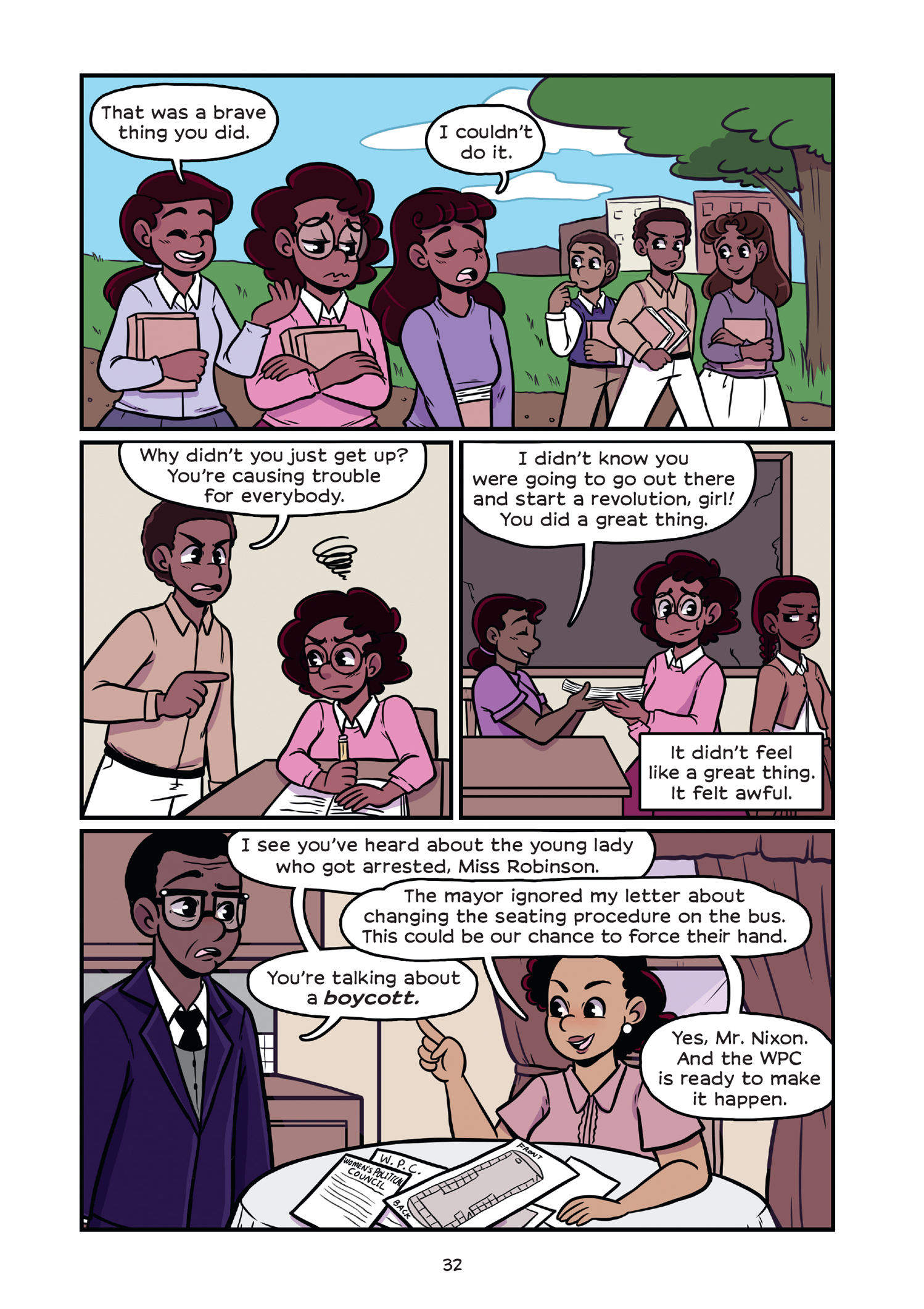 Read online History Comics comic -  Issue # Rosa Parks & Claudette Colvin - Civil Rights Heroes - 37