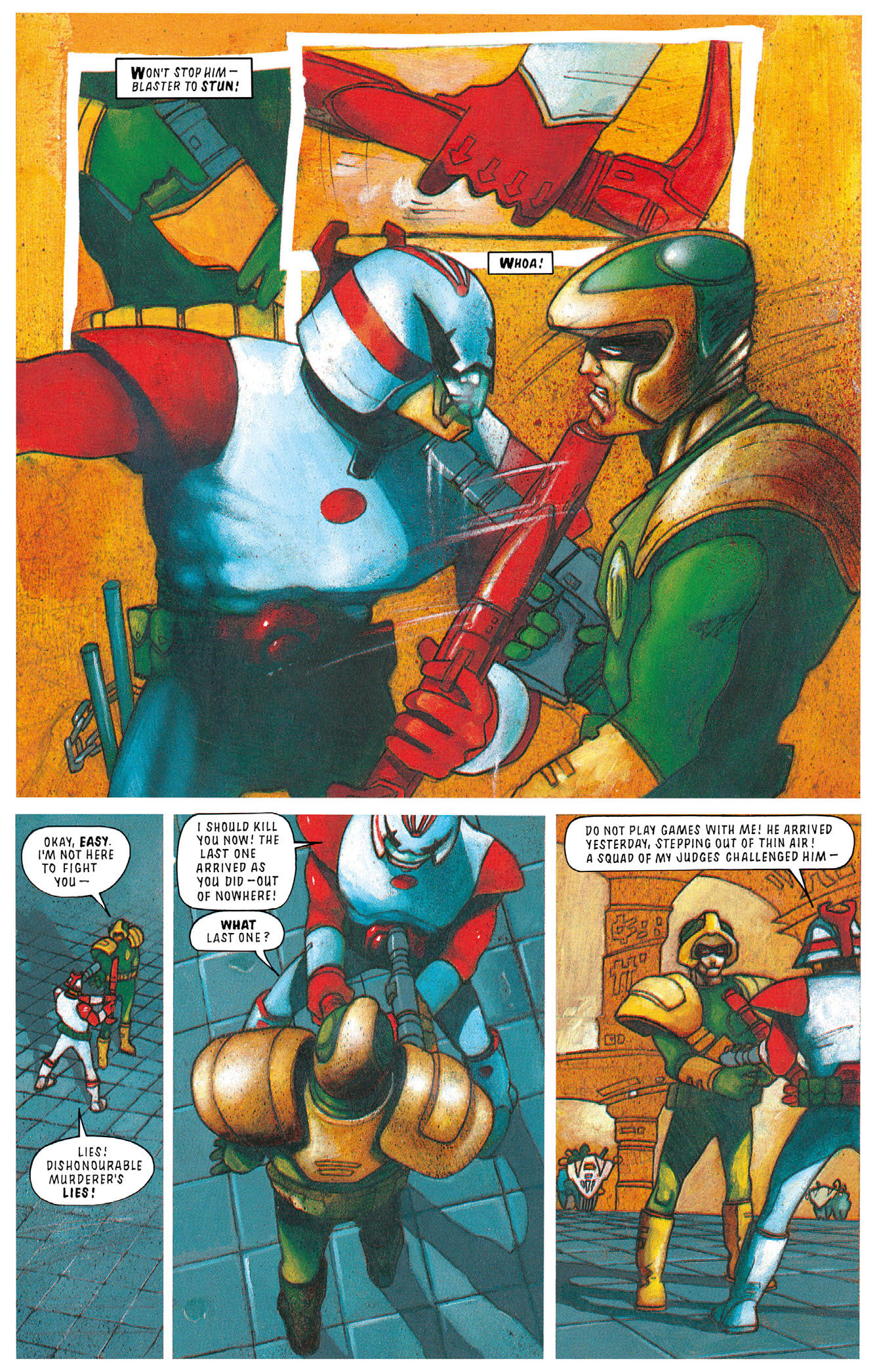 Read online Essential Judge Dredd: Judgement Day comic -  Issue # TPB - 25