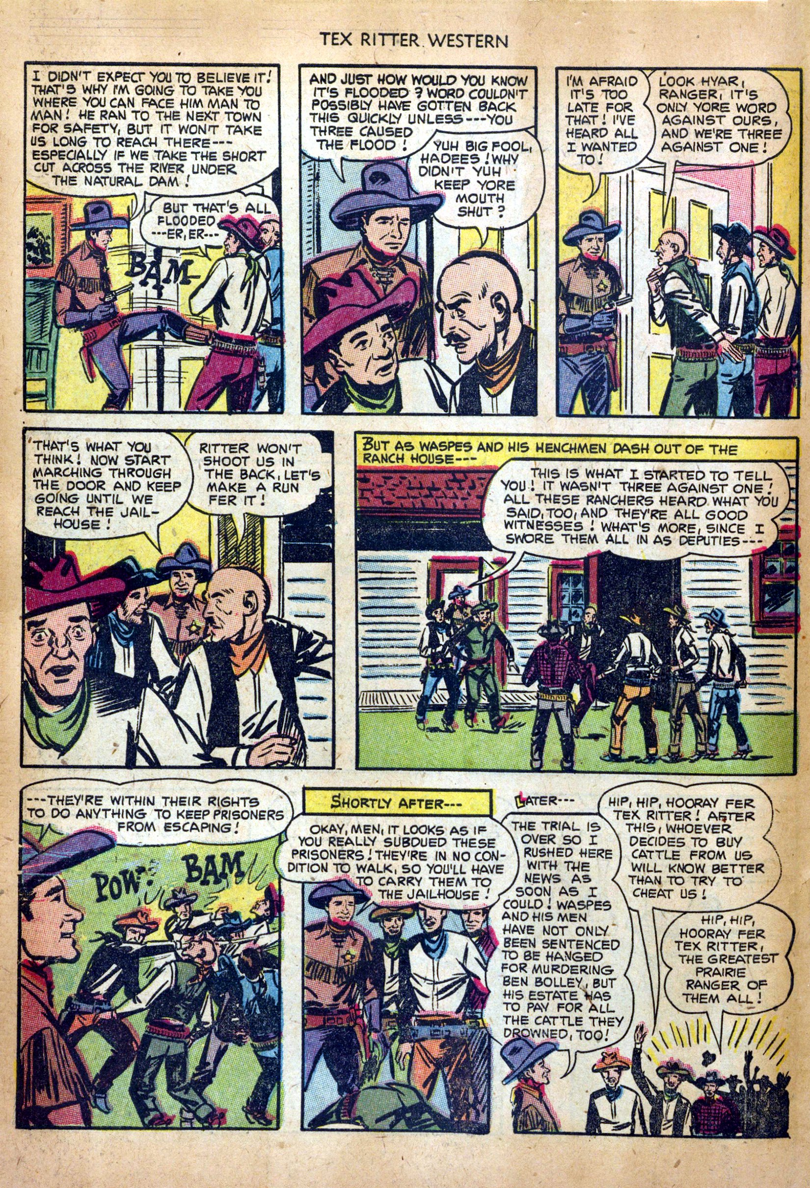 Read online Tex Ritter Western comic -  Issue #17 - 34