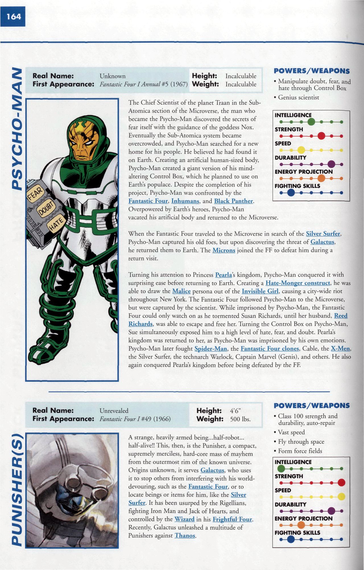 Read online Marvel Encyclopedia comic -  Issue # TPB 6 - 167