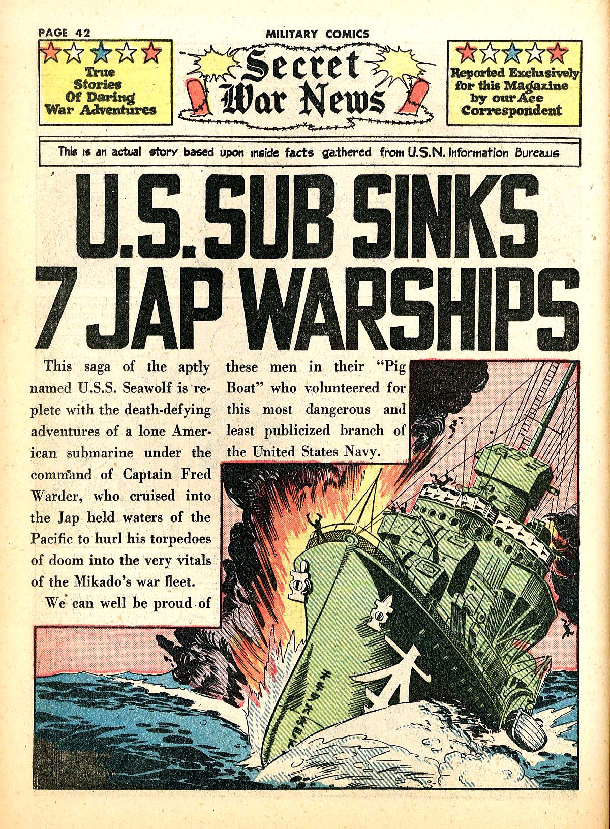 Read online Military Comics comic -  Issue #18 - 44