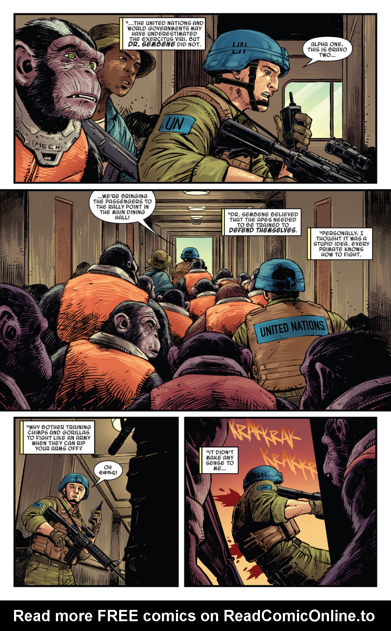 Read online Planet of the Apes (2023) comic -  Issue #4 - 6