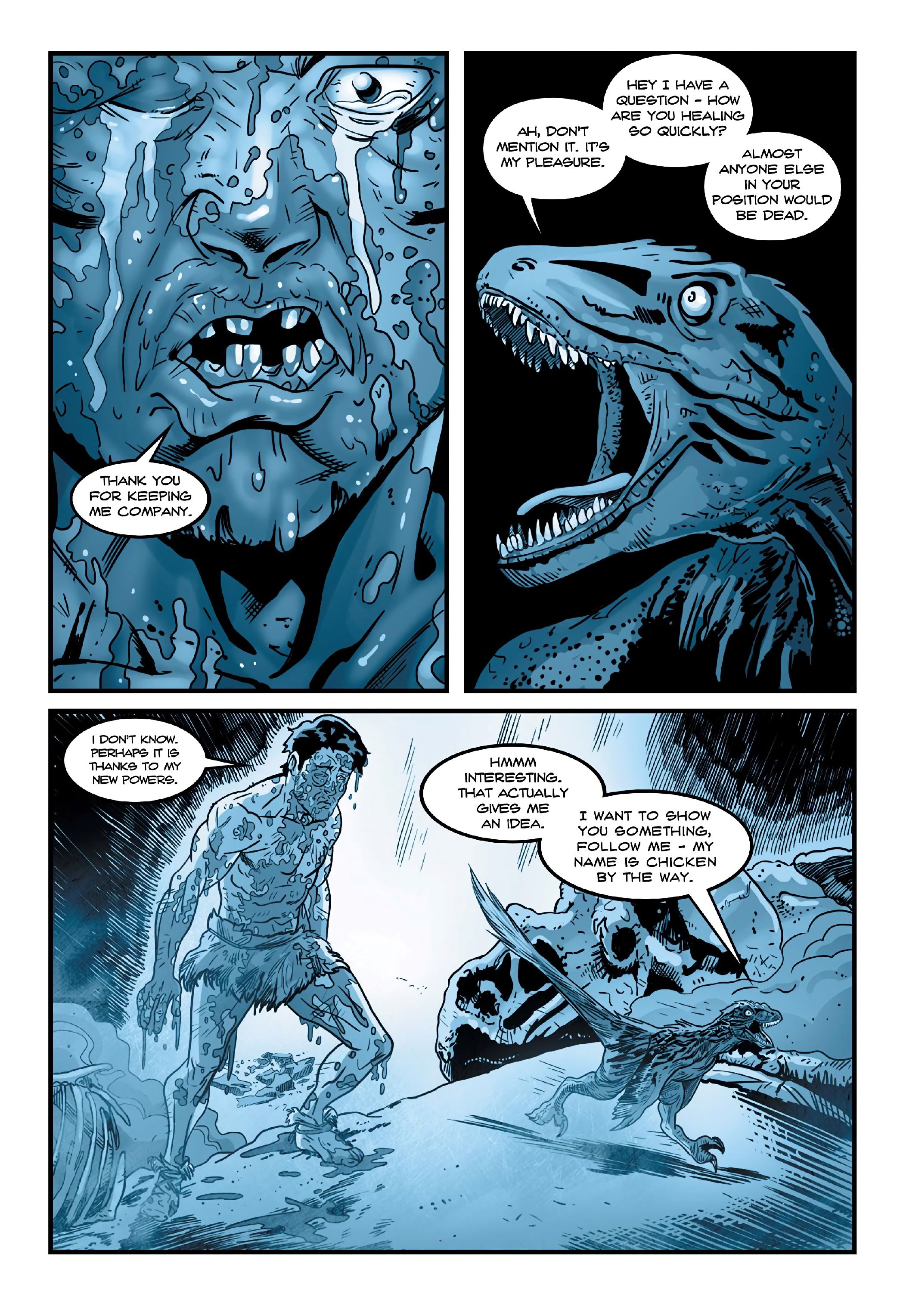 Read online Dinosaur Warrior comic -  Issue # TPB - 31