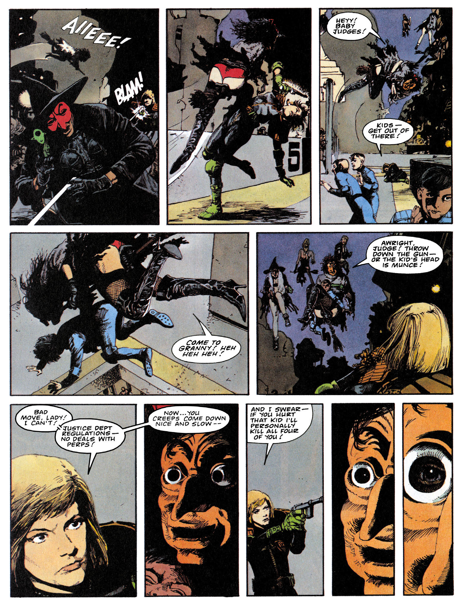 Read online Essential Judge Anderson: Shamball comic -  Issue # TPB - 61