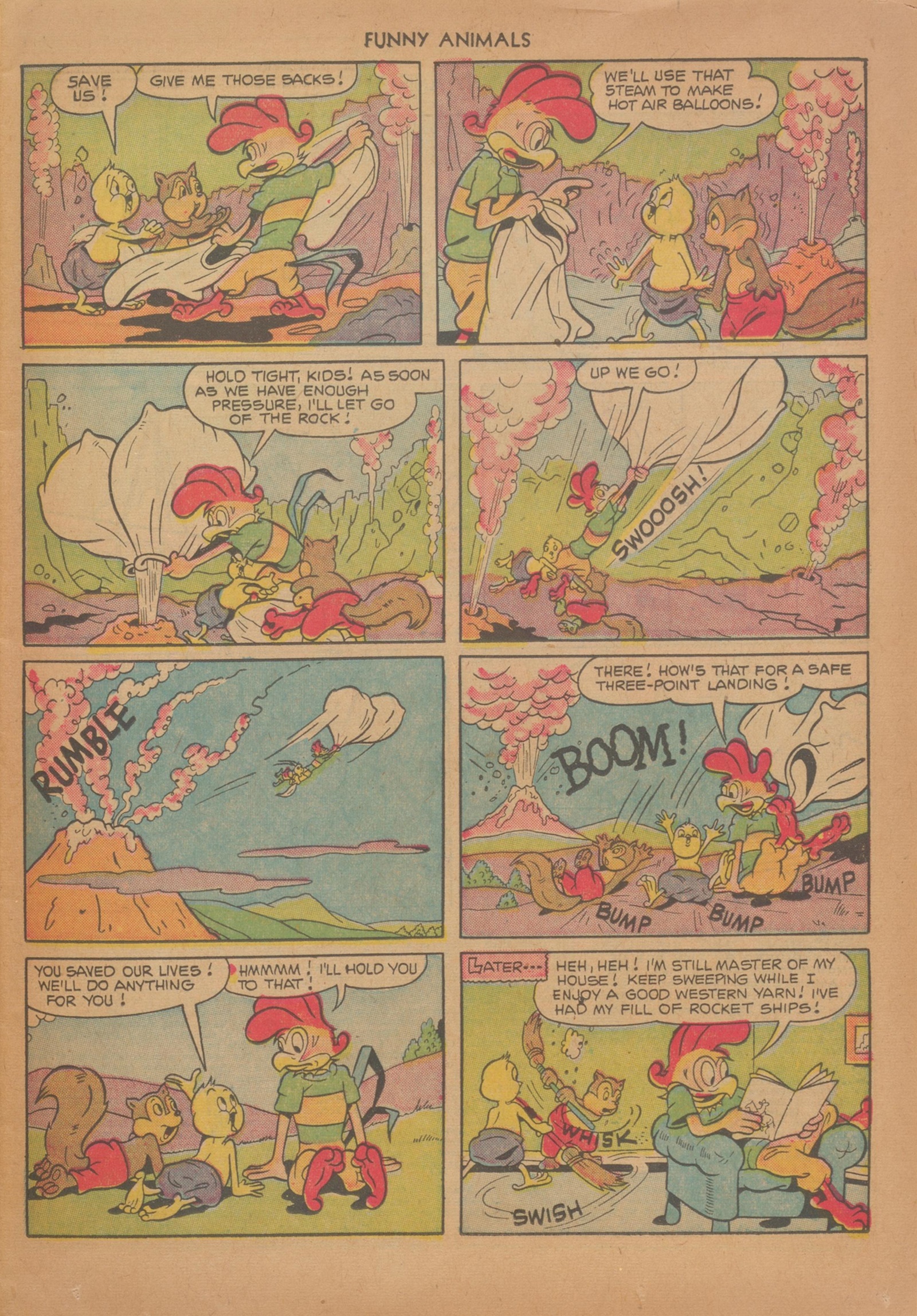 Read online Fawcett's Funny Animals comic -  Issue #74 - 11