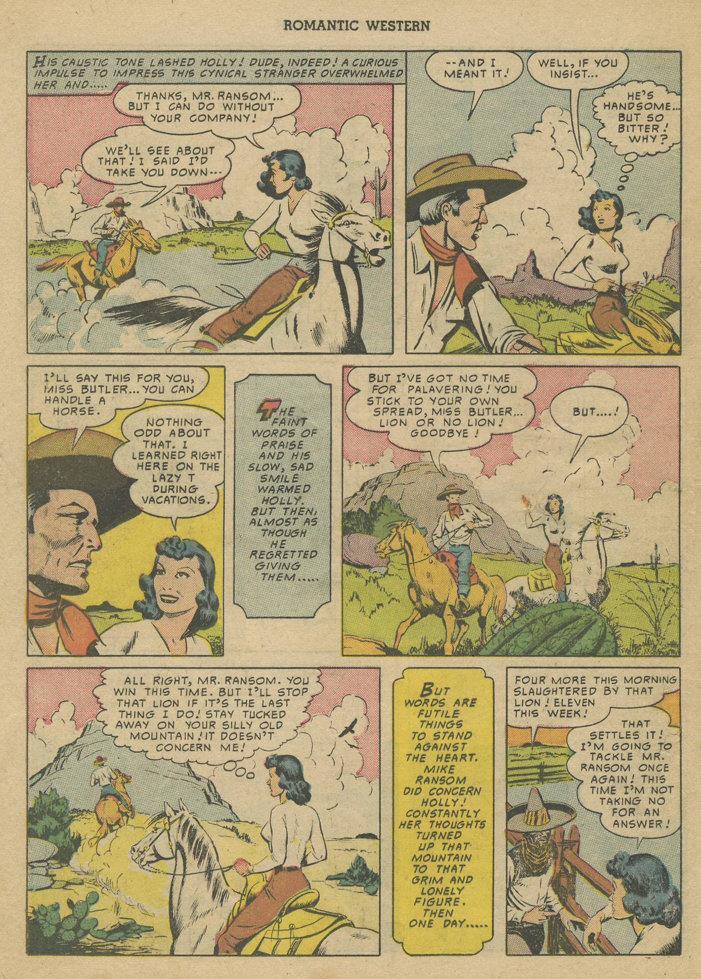 Read online Romantic Western comic -  Issue #3 - 16
