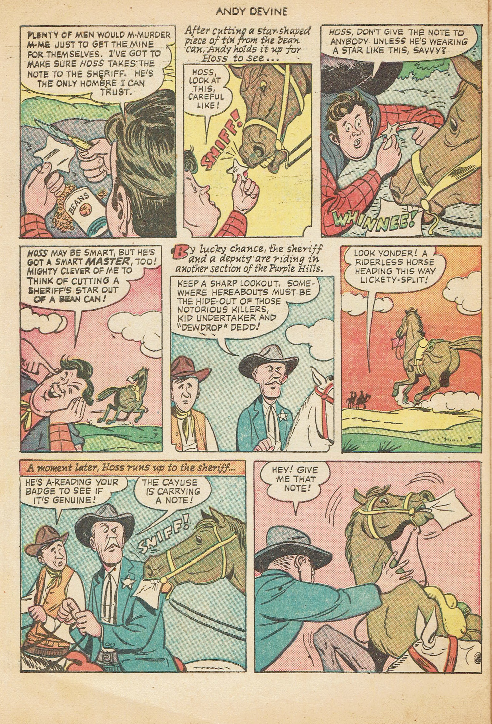 Read online Andy Devine Western comic -  Issue #2 - 30