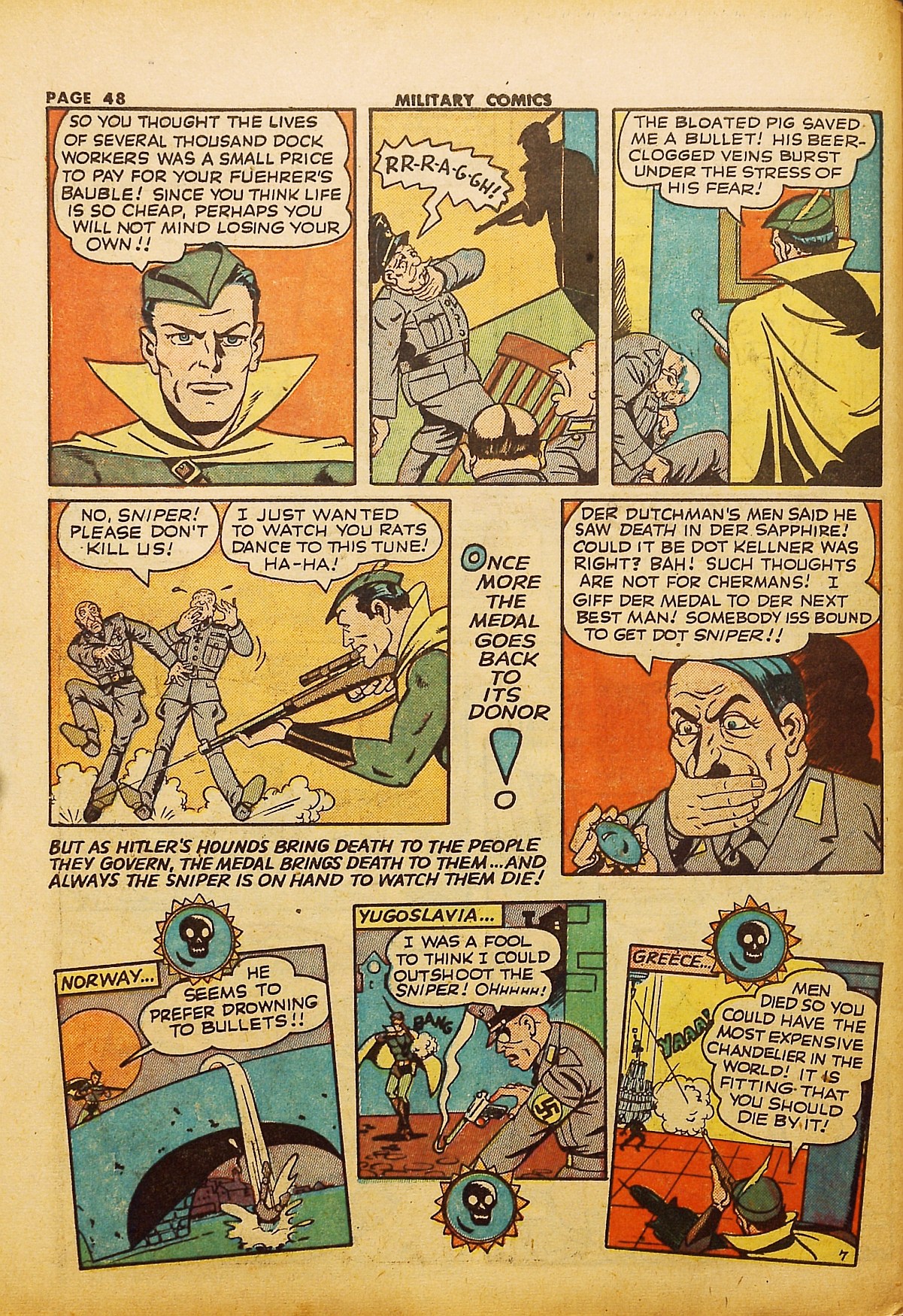 Read online Military Comics comic -  Issue #21 - 50