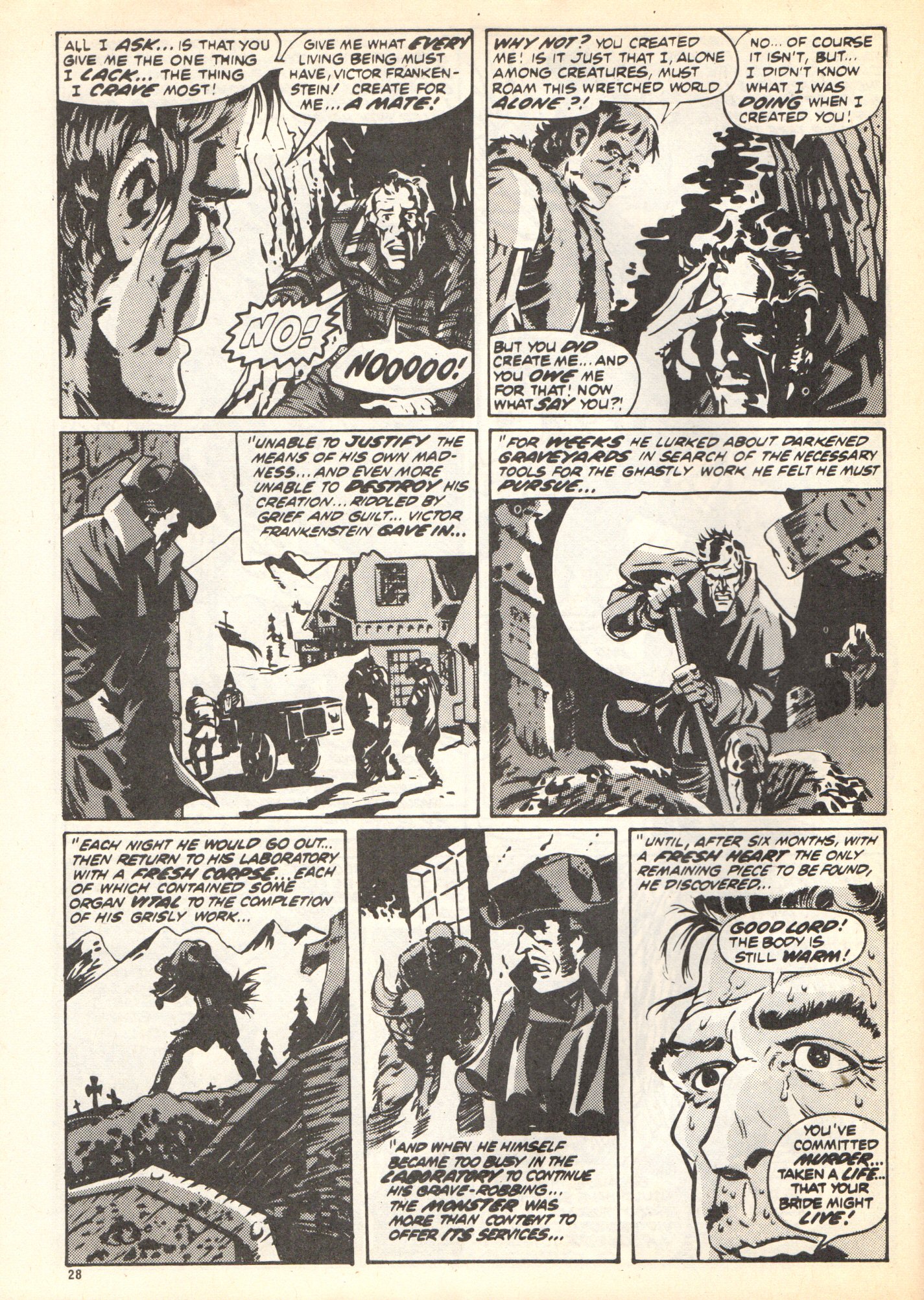 Read online Dracula Lives (1974) comic -  Issue #4 - 28