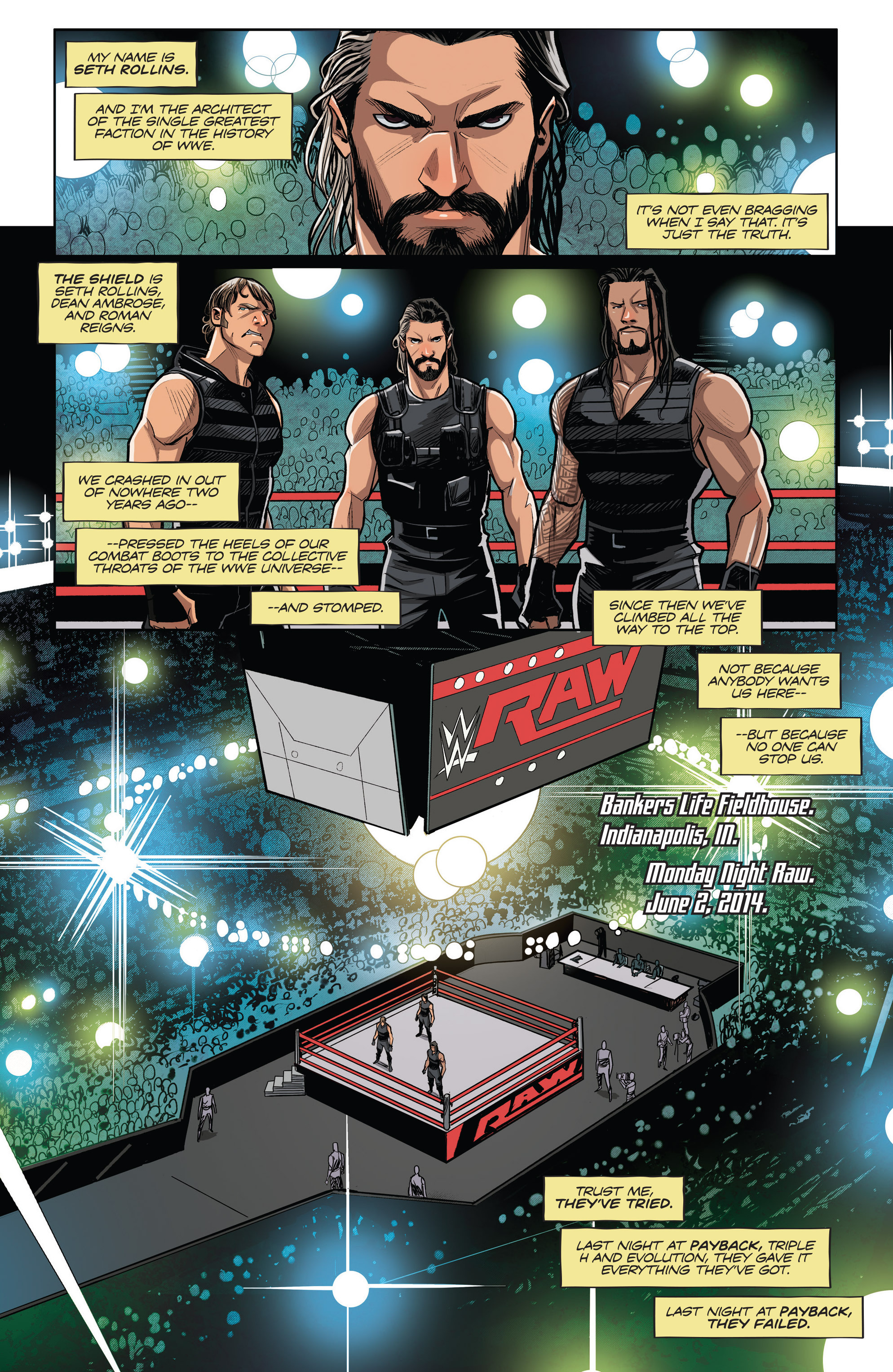 Read online WWE: Then. Now. Forever. comic -  Issue # Full - 2