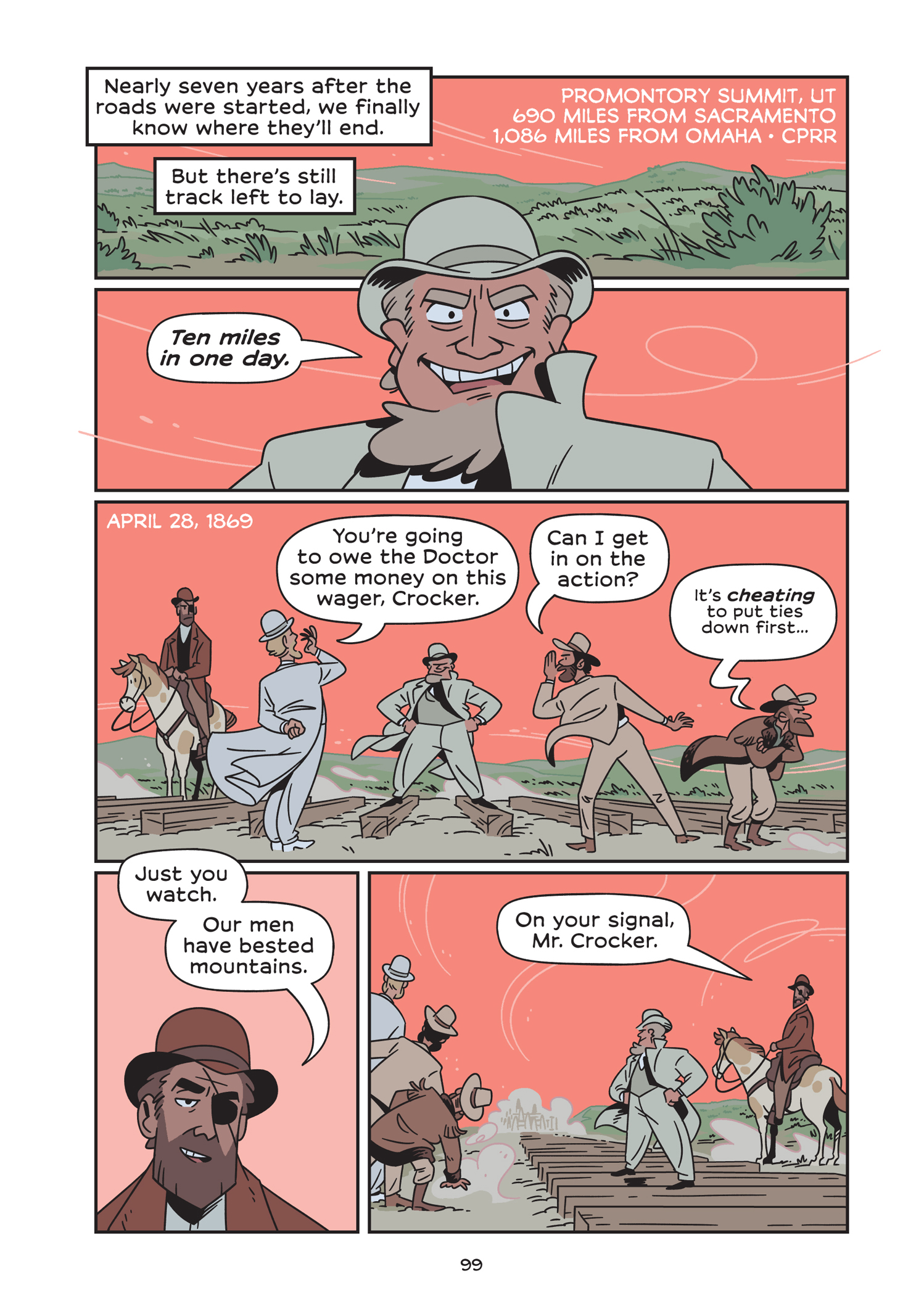 Read online History Comics comic -  Issue # The Transcontinental Railroad - 108