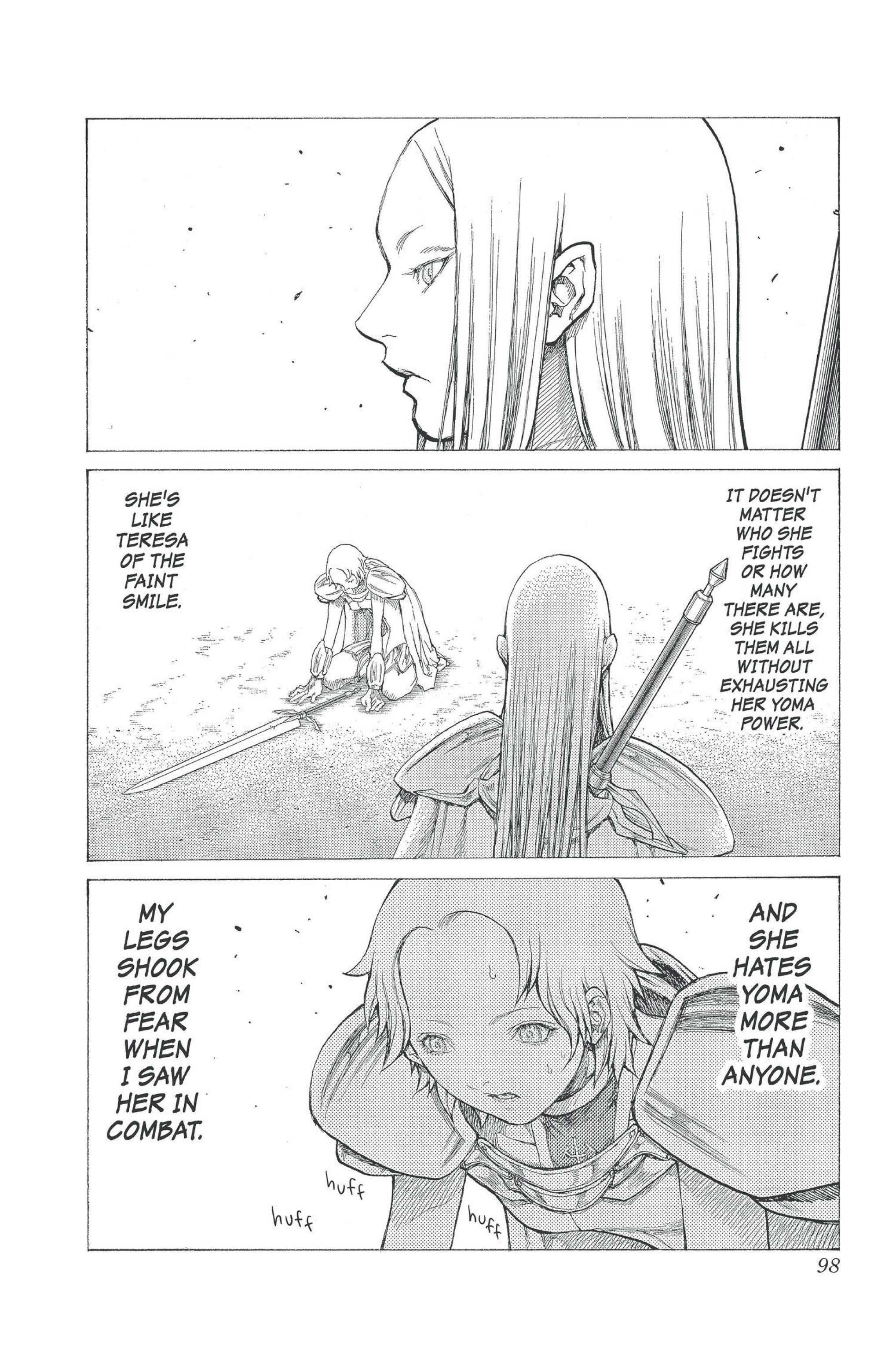 Read online Claymore comic -  Issue #4 - 89