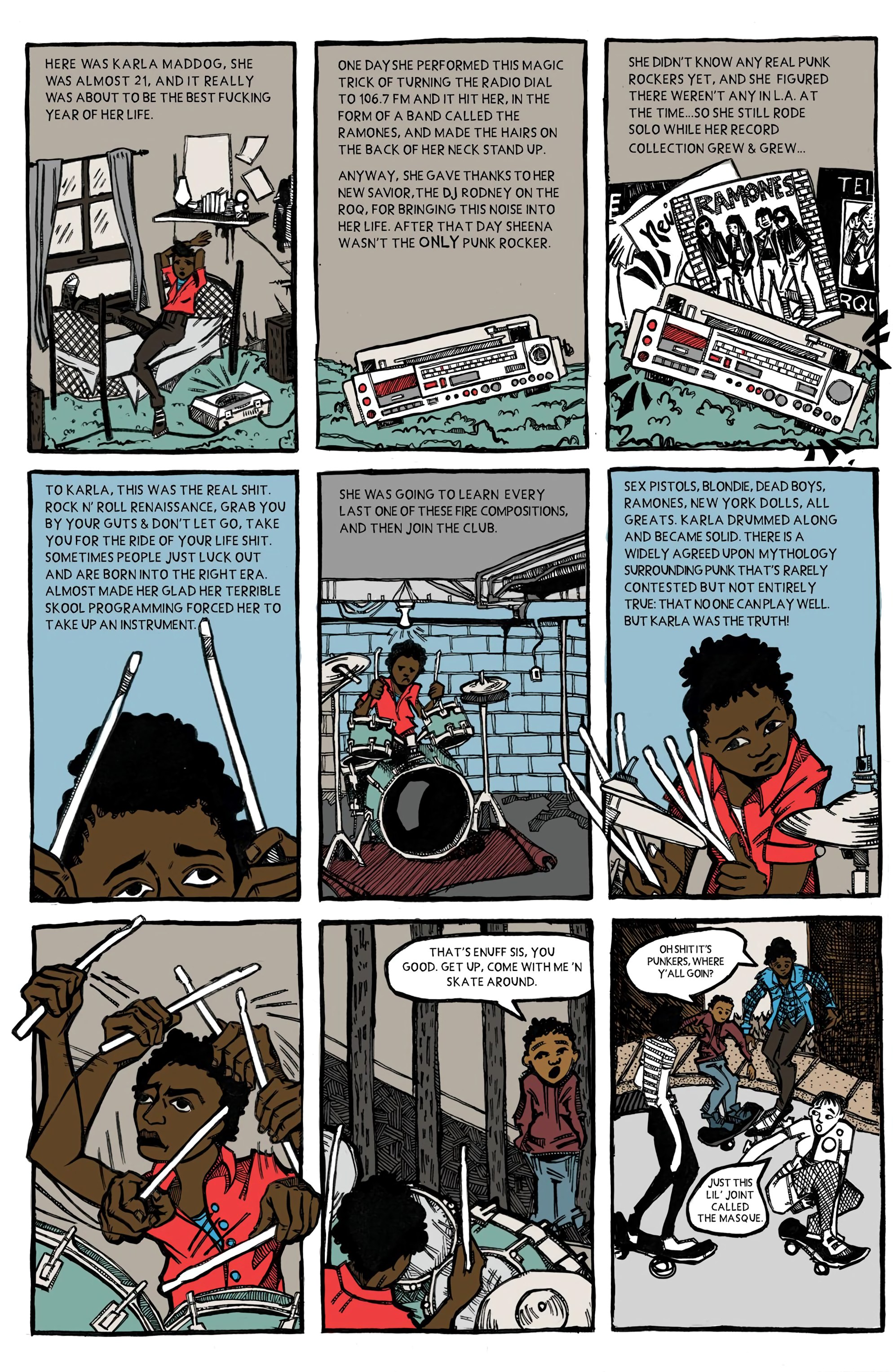 Read online The Secret History of Black Punk: Record Zero comic -  Issue # Full - 15