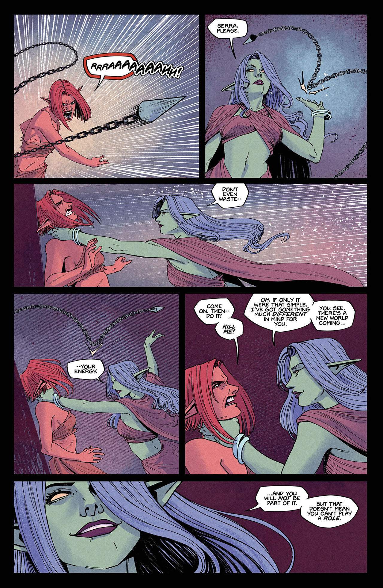Read online Queen of Swords: A Barbaric Story comic -  Issue #3 - 20
