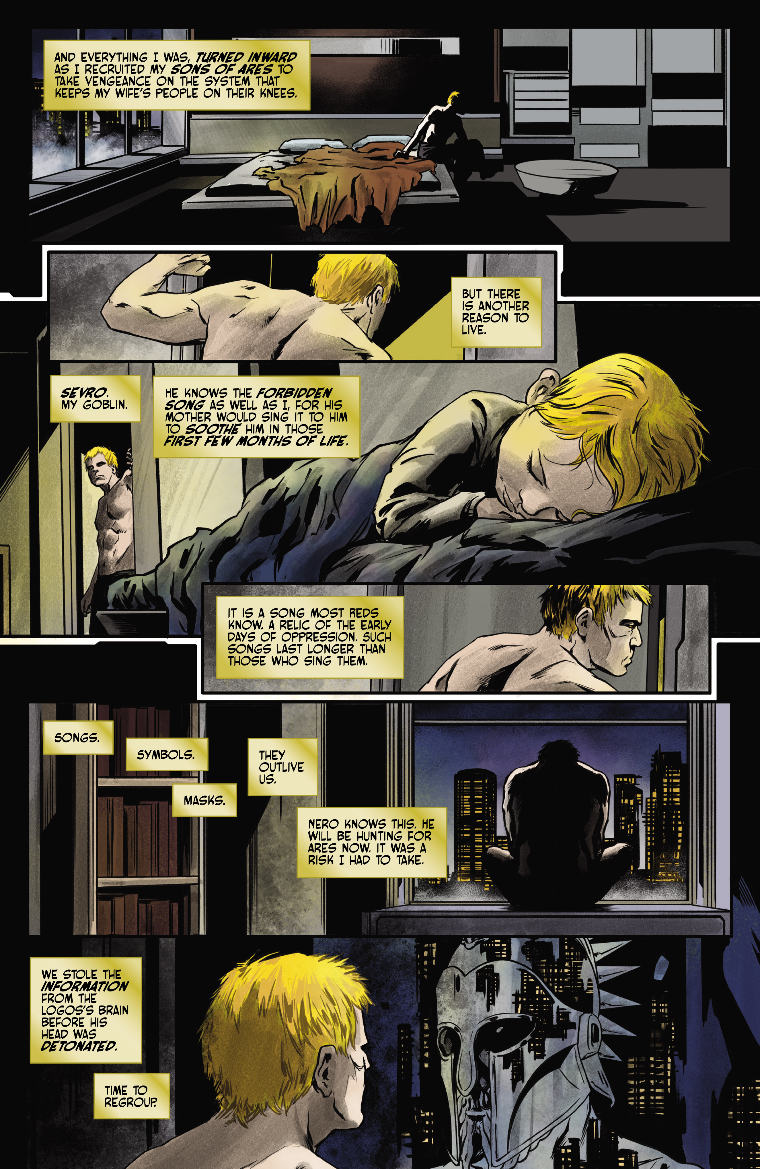 Read online Pierce Brown's Red Rising: Sons of Ares: Forbidden Song comic -  Issue # TPB - 45