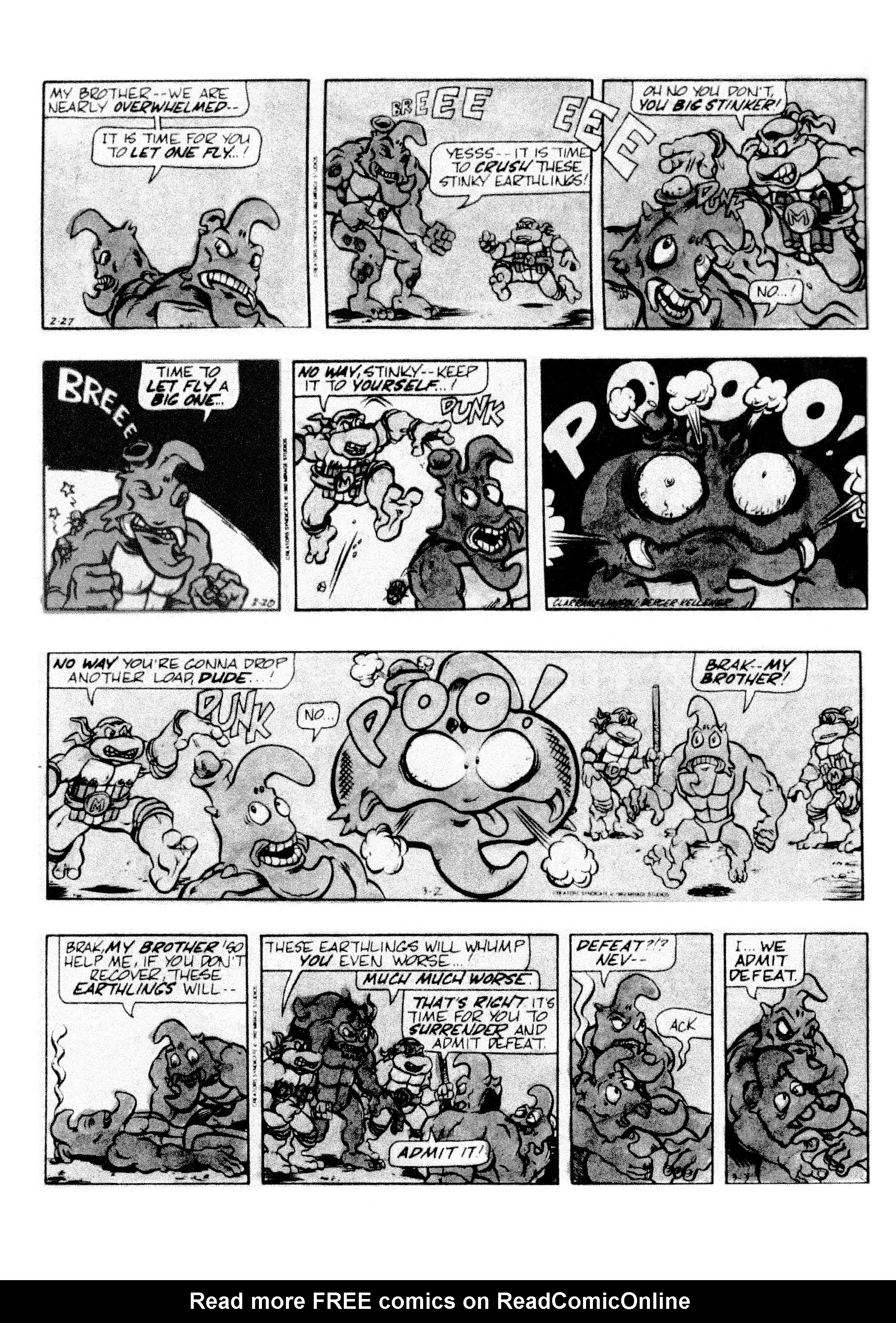 Read online Teenage Mutant Ninja Turtles: Complete Newspaper Daily Comic Strip Collection comic -  Issue # TPB 2 (Part 1) - 94