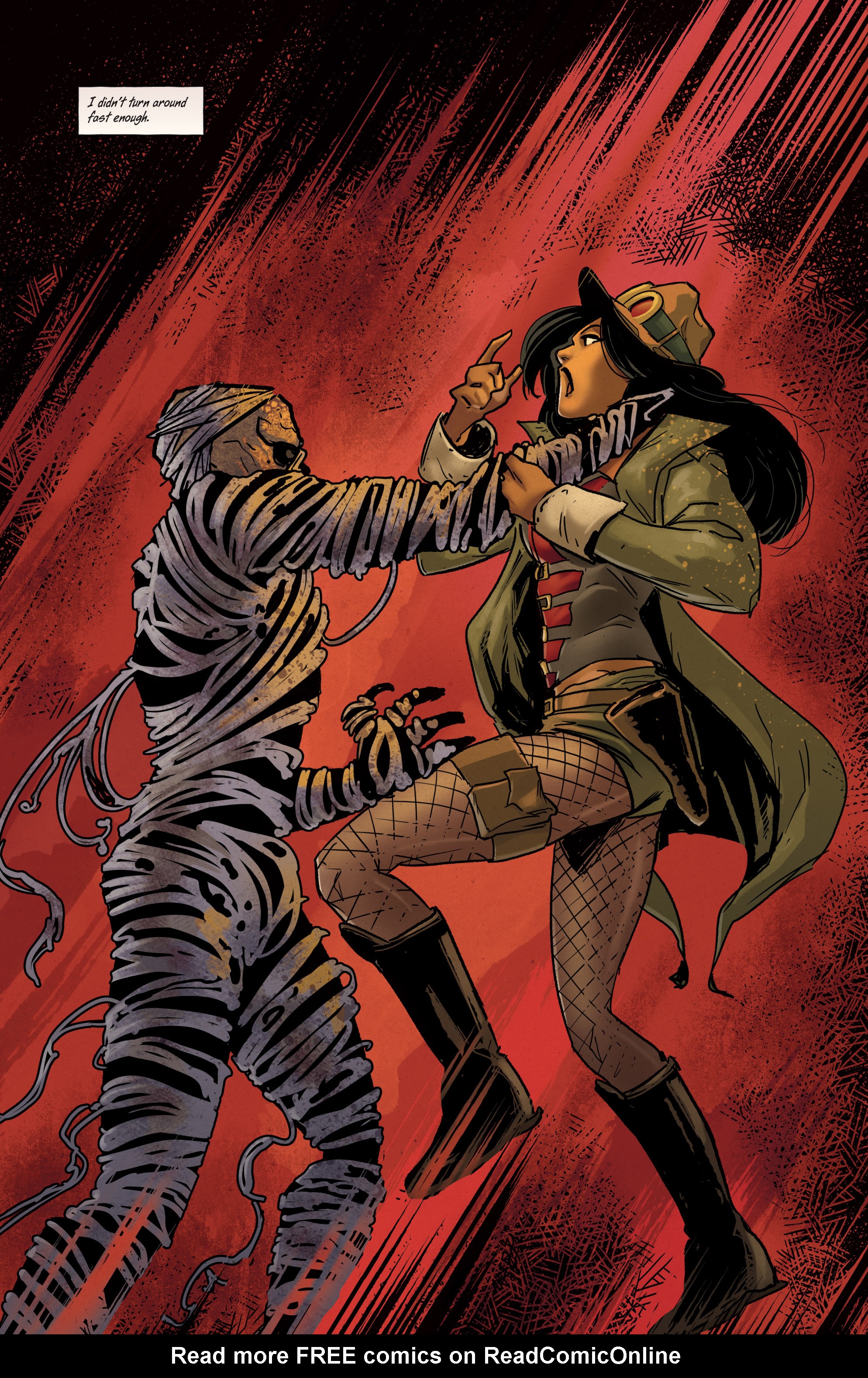 Read online Van Helsing vs The Mummy of Amun-Ra comic -  Issue #2 - 14