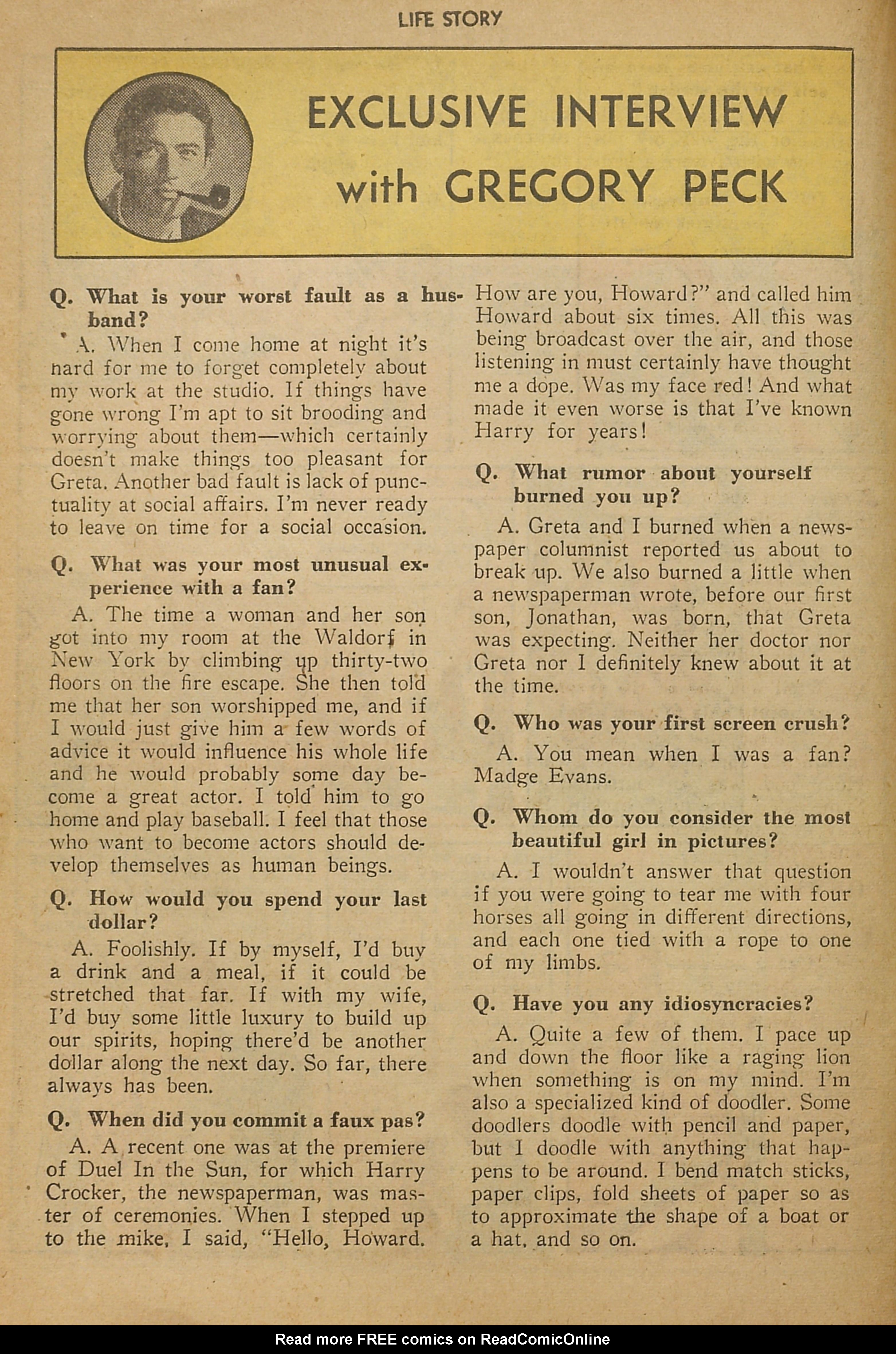 Read online Life Story comic -  Issue #7 - 14