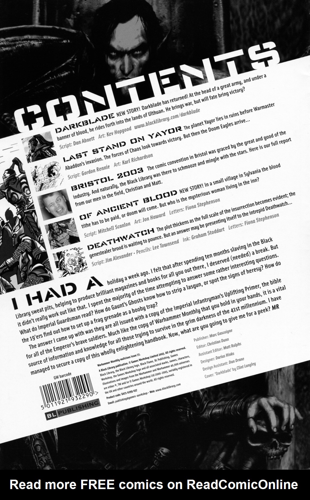 Read online Warhammer Monthly comic -  Issue #72 - 2