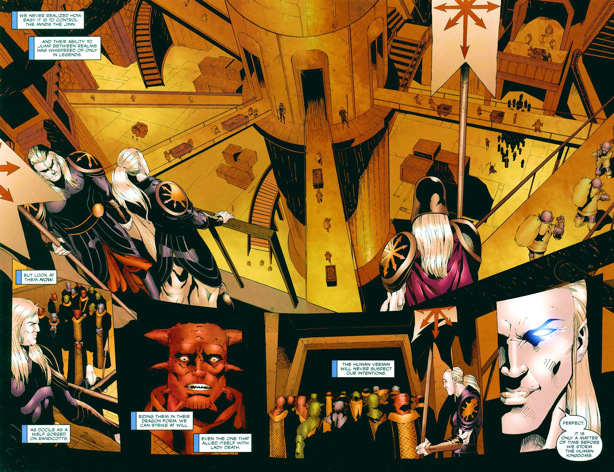 Read online Brian Pulido's Medieval Lady Death:  War of the Winds comic -  Issue #1 - 6