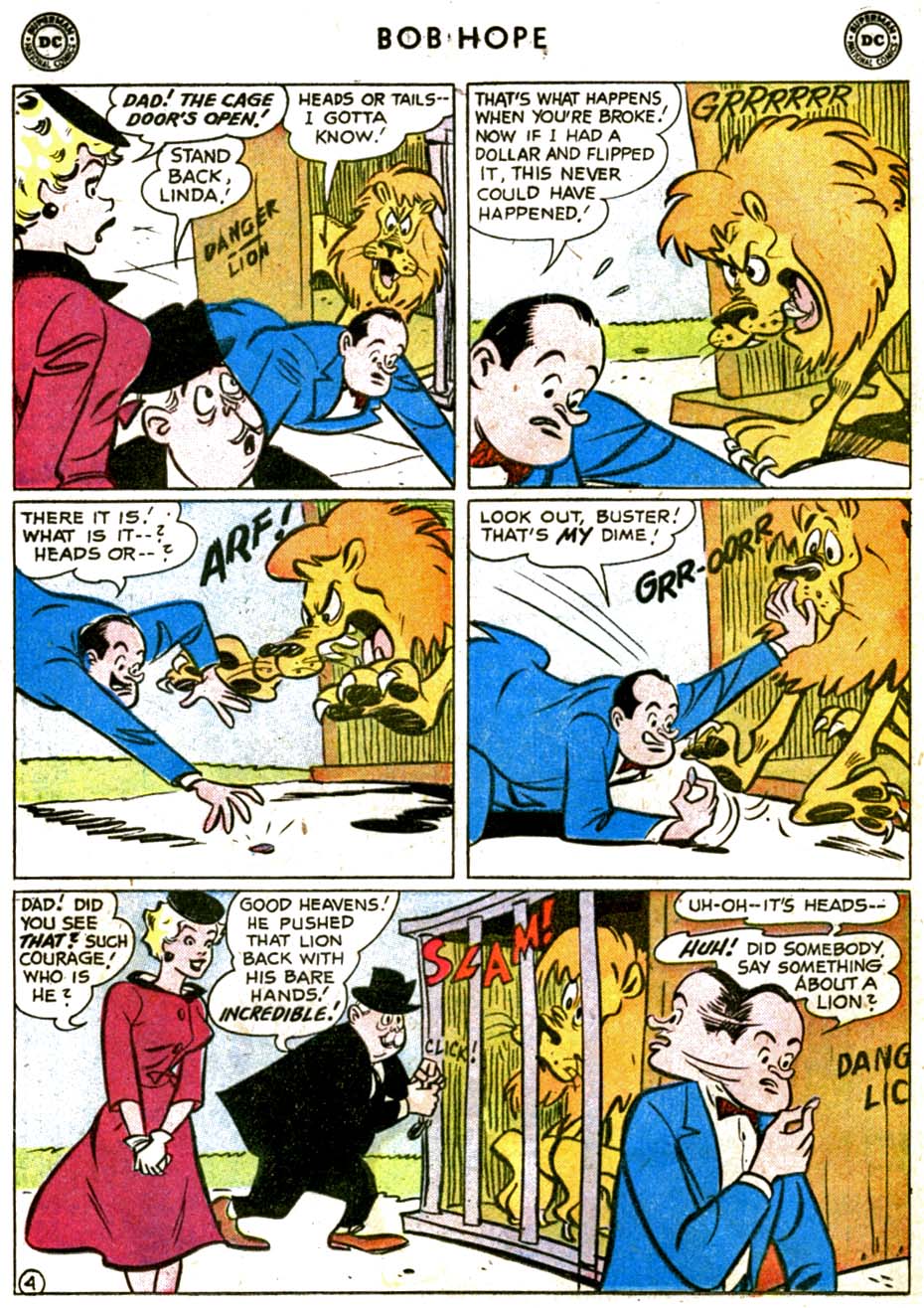 Read online The Adventures of Bob Hope comic -  Issue #65 - 6