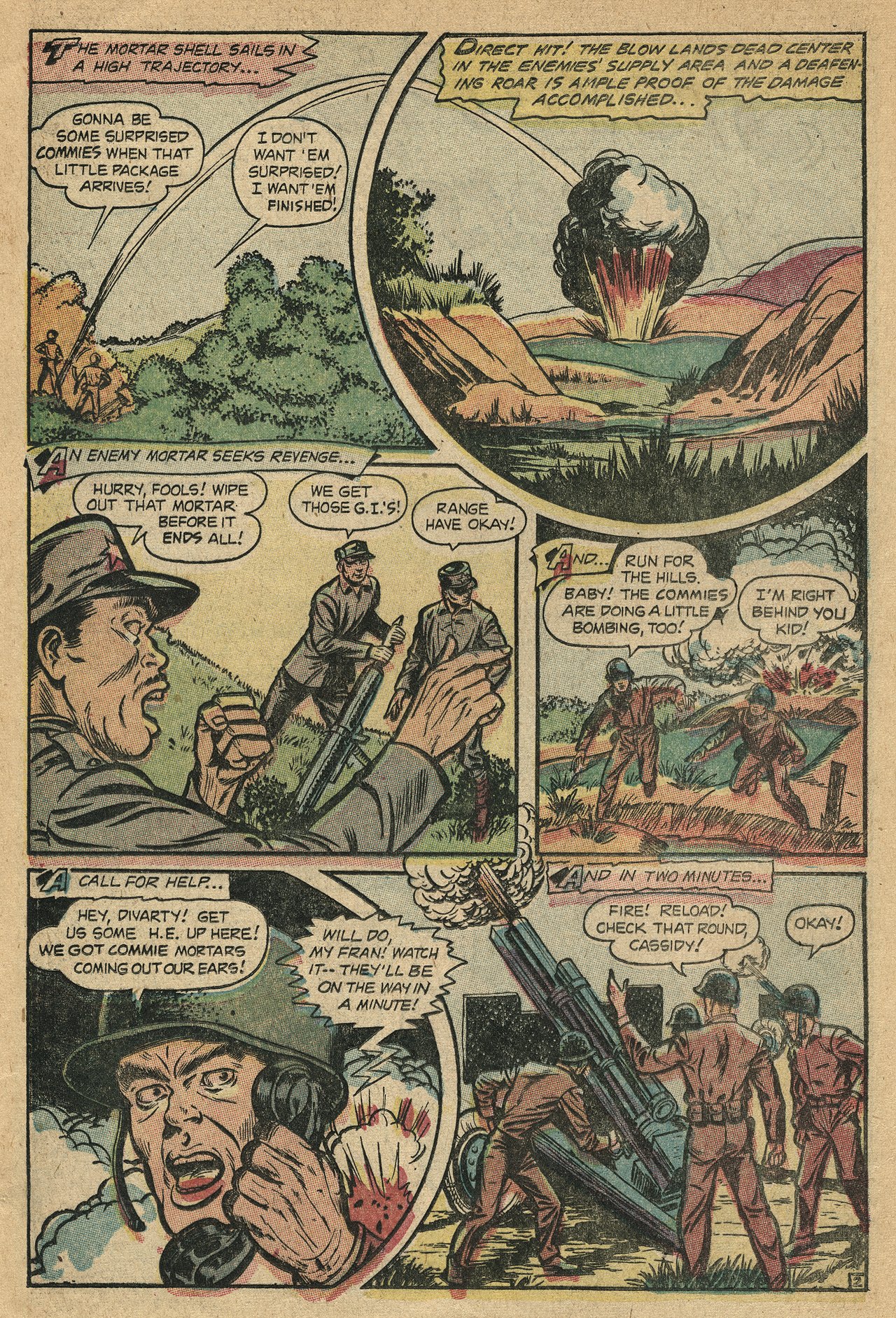 Read online Men in Action (1957) comic -  Issue #4 - 12