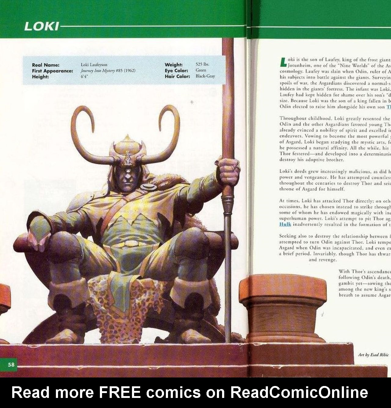 Read online Marvel Encyclopedia comic -  Issue # TPB 1 - 57