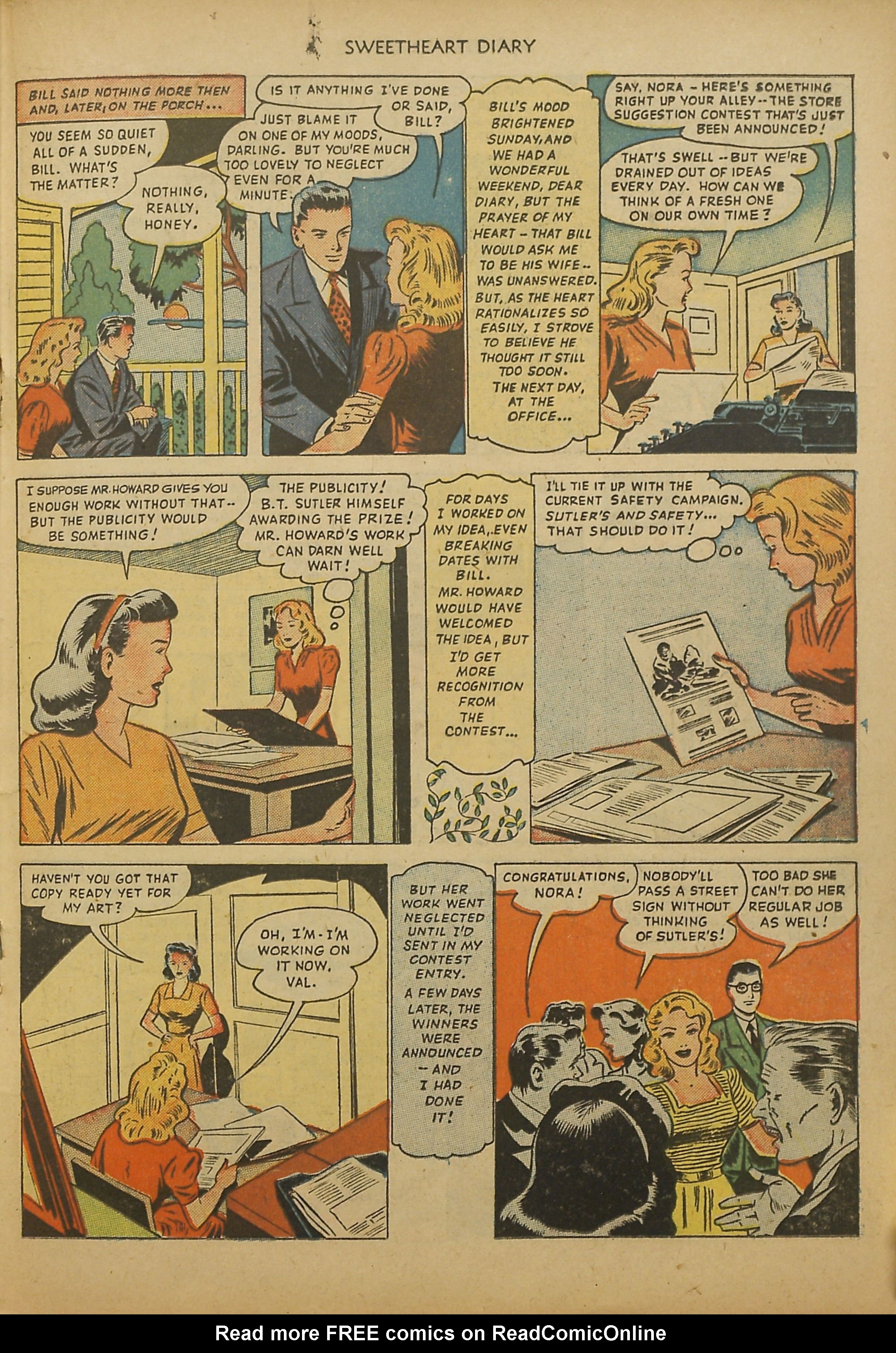Read online Sweetheart Diary comic -  Issue #2 - 19