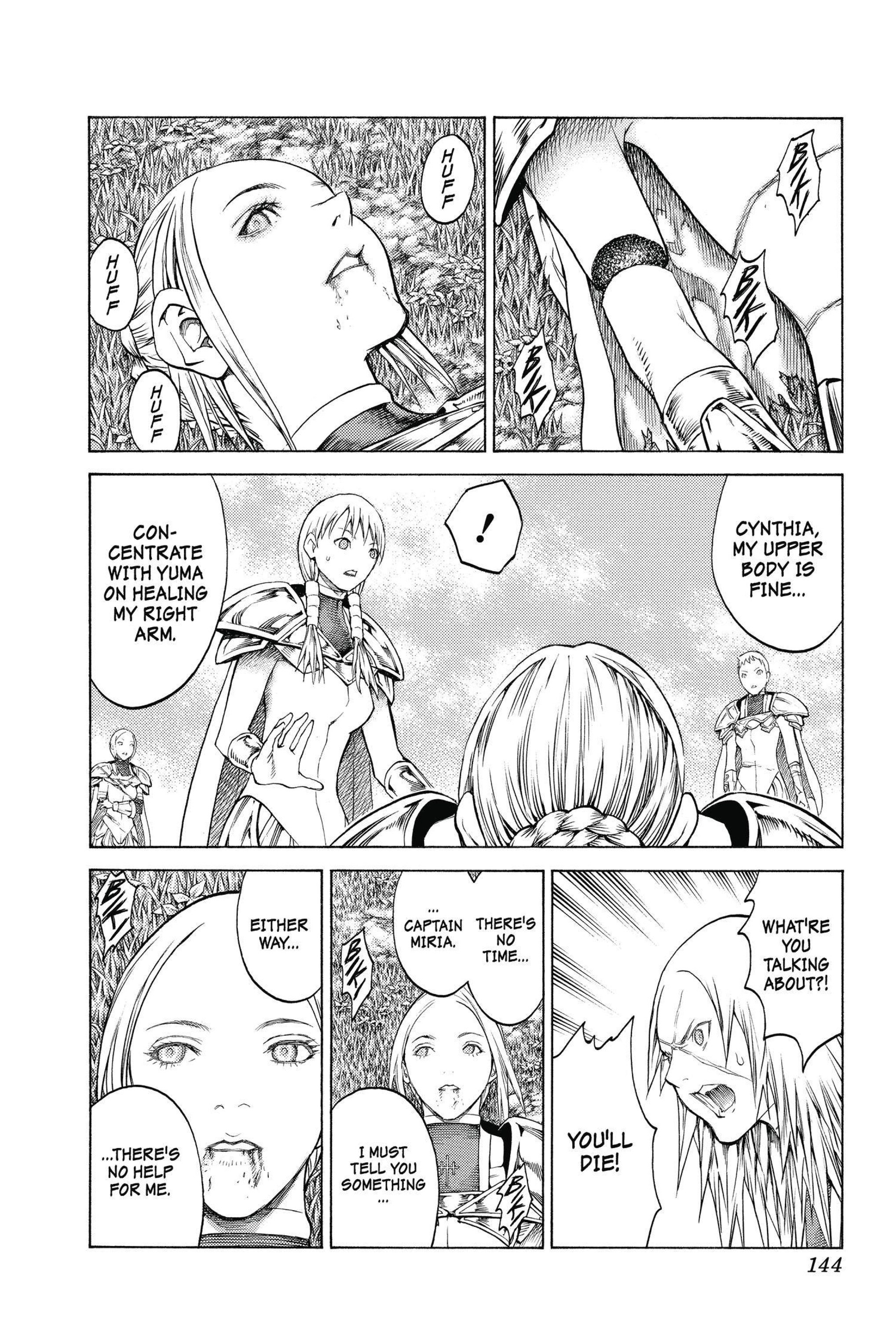 Read online Claymore comic -  Issue #26 - 124