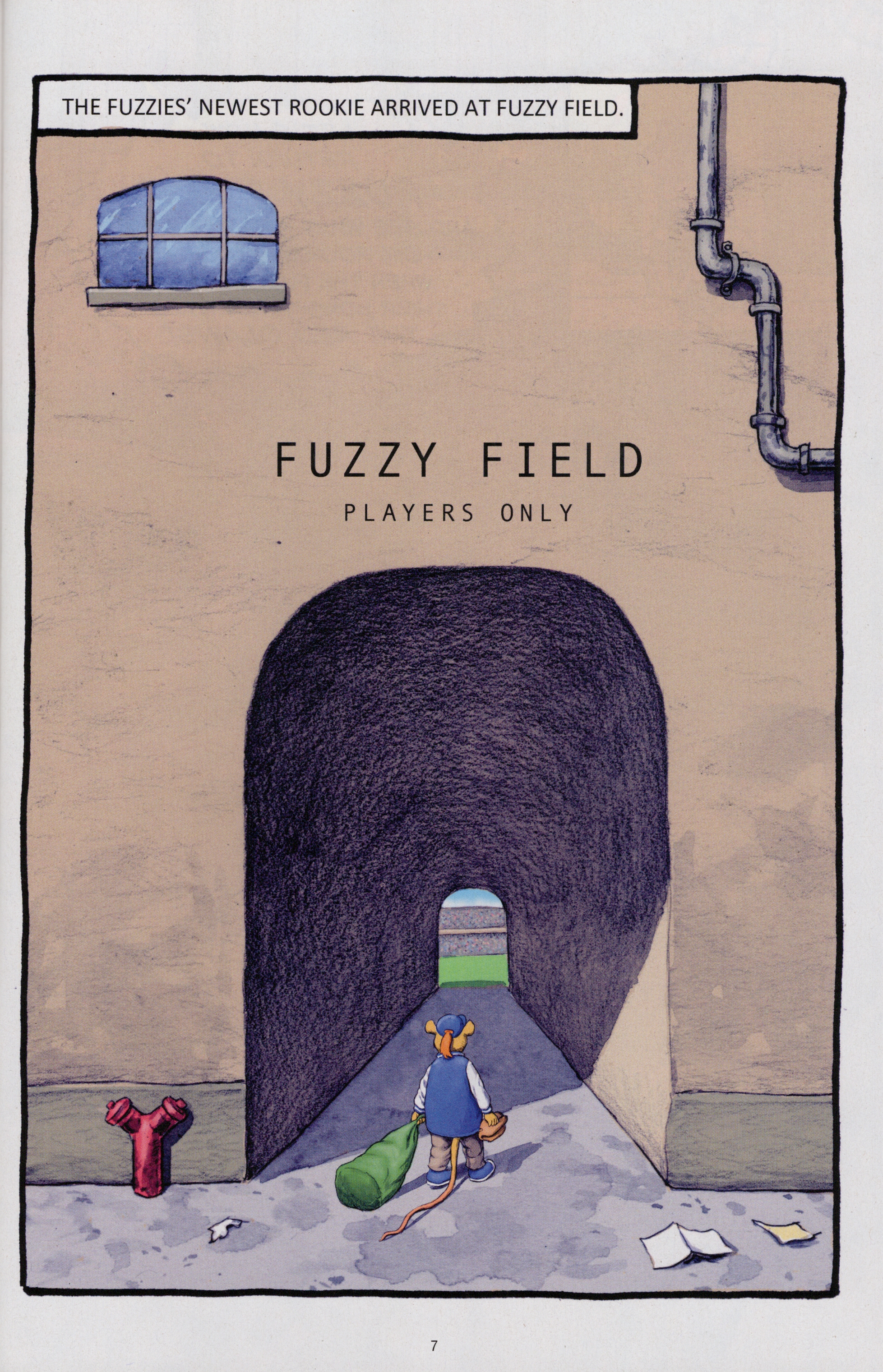 Read online Free Comic Book Day 2022 comic -  Issue # Papercutz Fuzzy Baseball - 7
