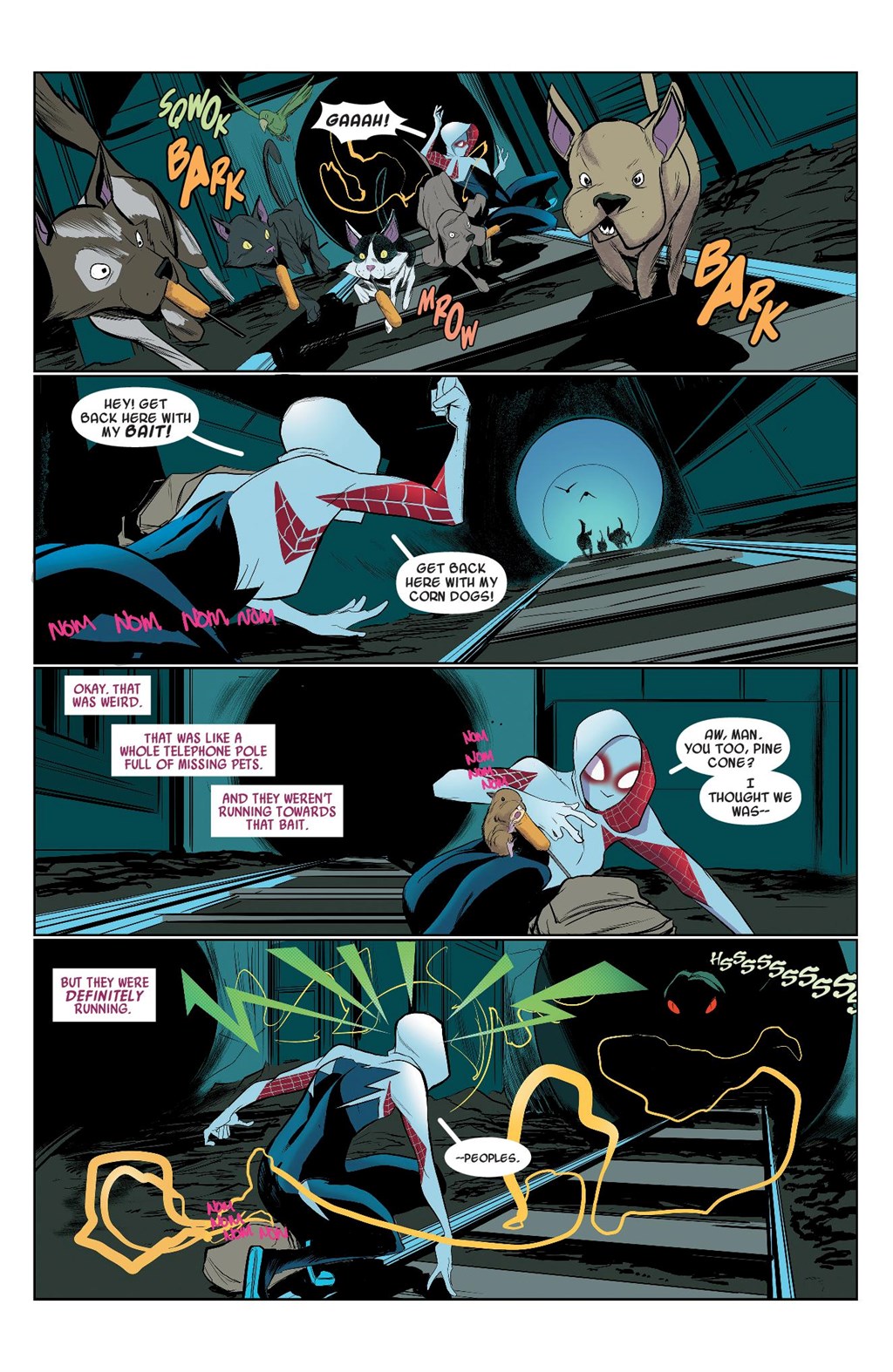 Read online Spider-Gwen: Ghost-Spider Modern Era Epic Collection: Edge of Spider-Verse comic -  Issue # TPB (Part 2) - 48