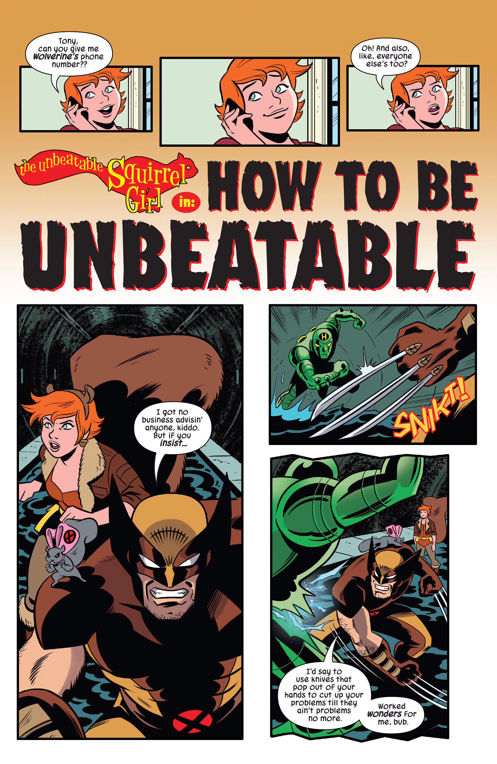 Read online The Unbeatable Squirrel Girl Omnibus comic -  Issue # TPB (Part 16) - 70