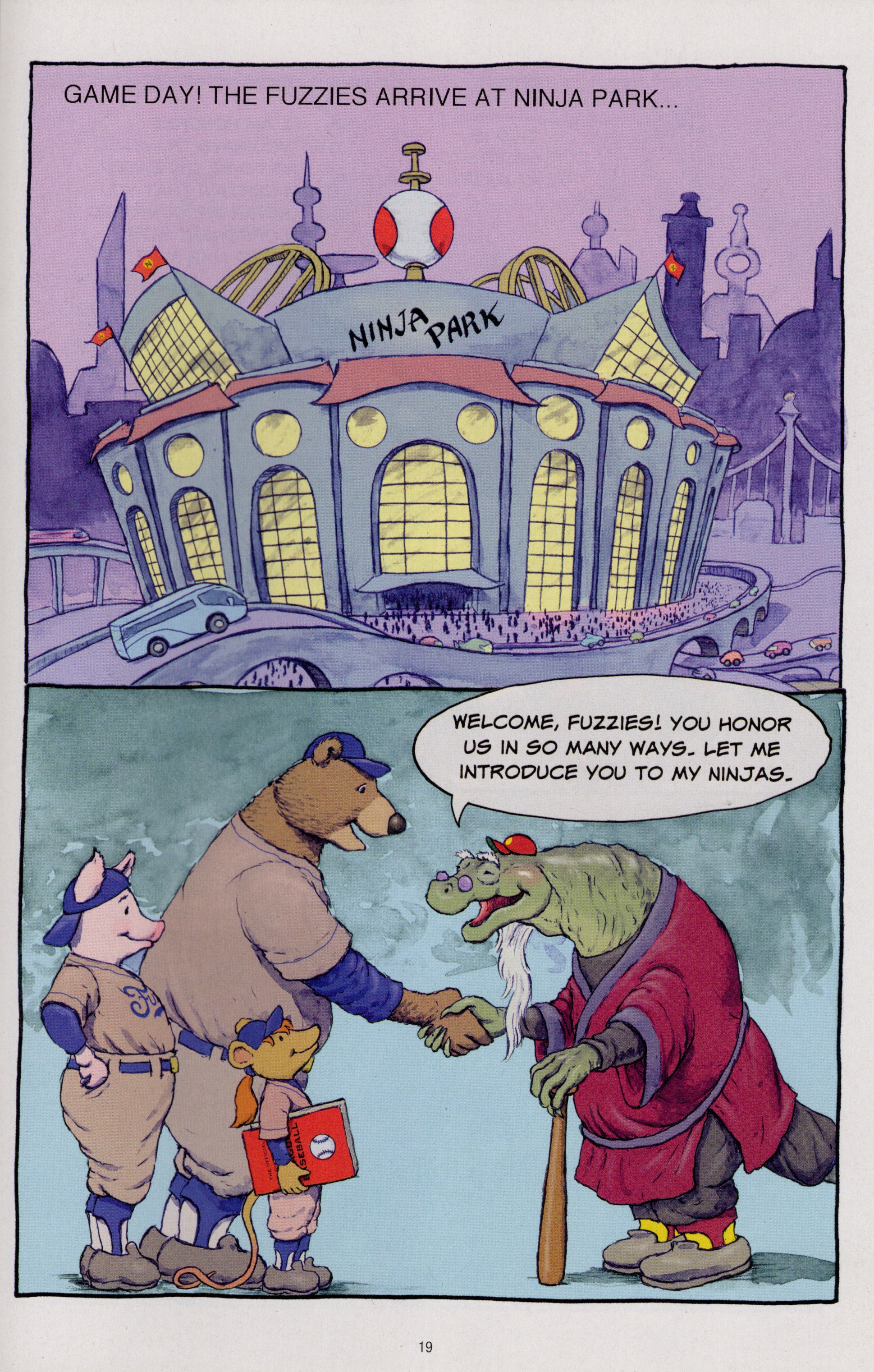 Read online Free Comic Book Day 2022 comic -  Issue # Papercutz Fuzzy Baseball - 19
