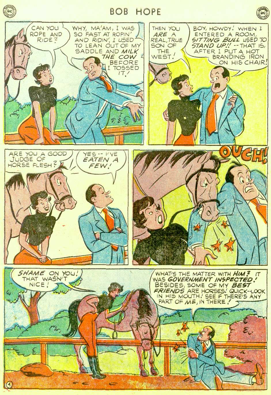 Read online The Adventures of Bob Hope comic -  Issue #6 - 6