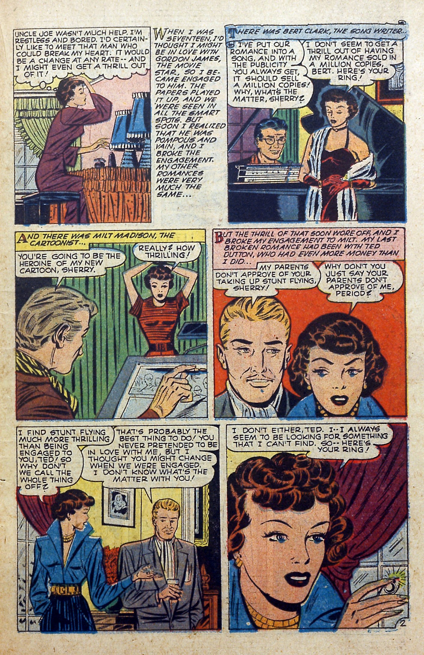 Read online Glamorous Romances comic -  Issue #81 - 19