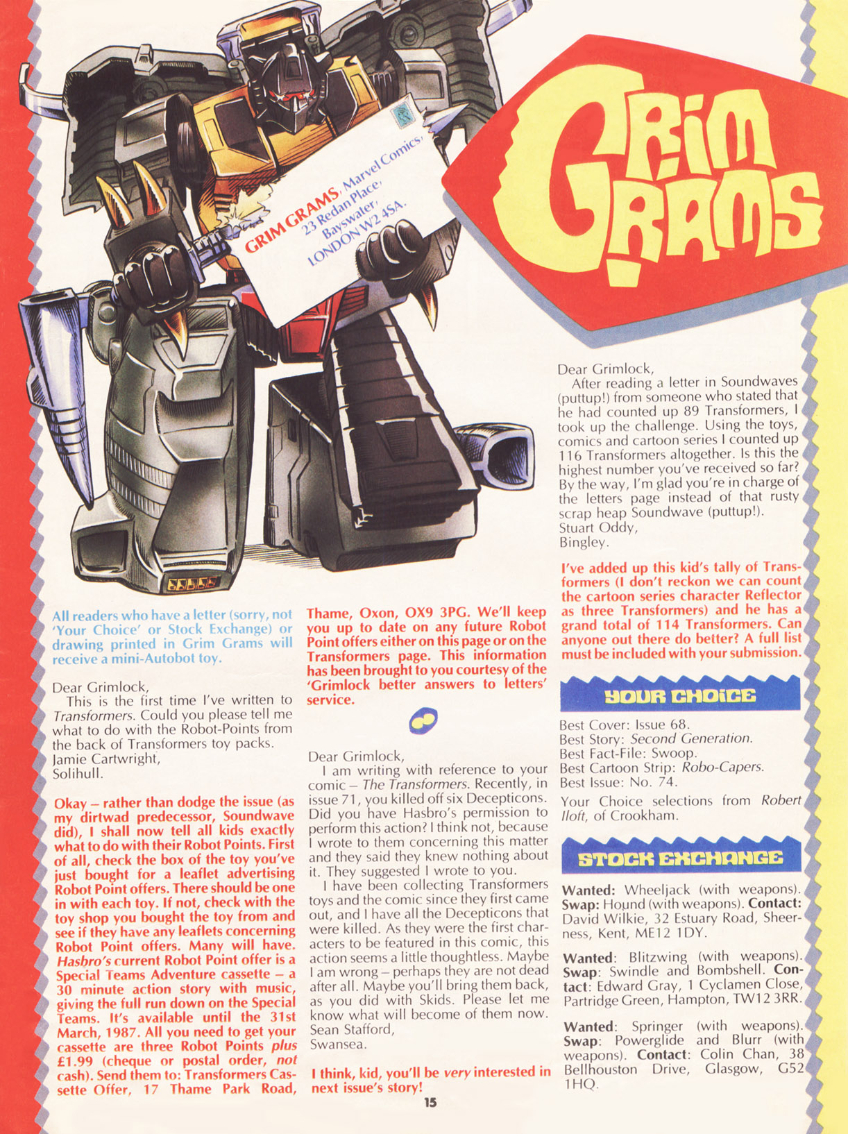 Read online The Transformers (UK) comic -  Issue #82 - 14