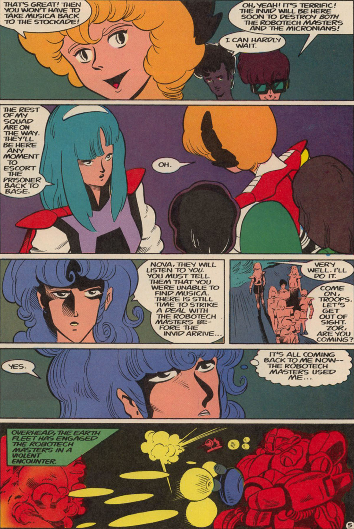 Read online Robotech Masters comic -  Issue #22 - 7