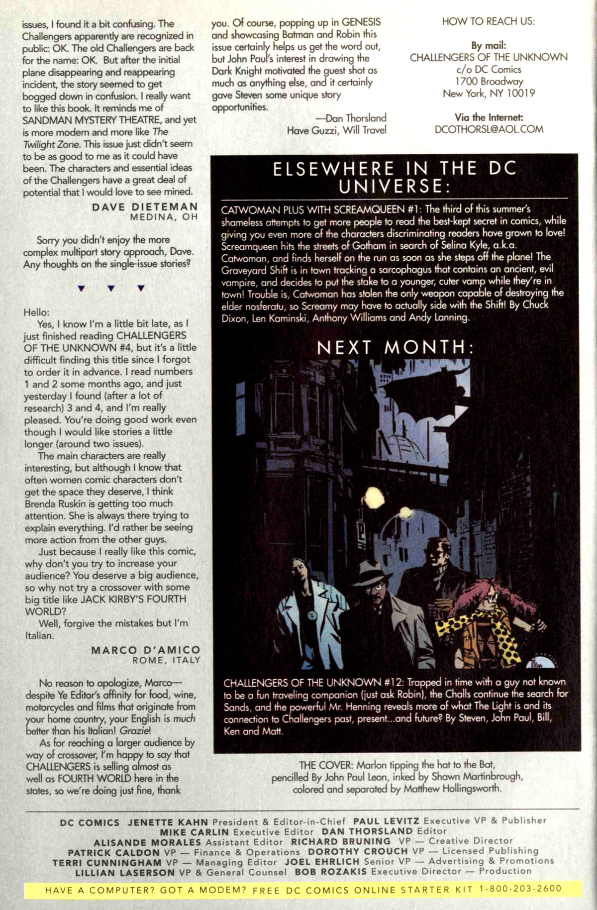 Read online Challengers of the Unknown (1997) comic -  Issue #11 - 34