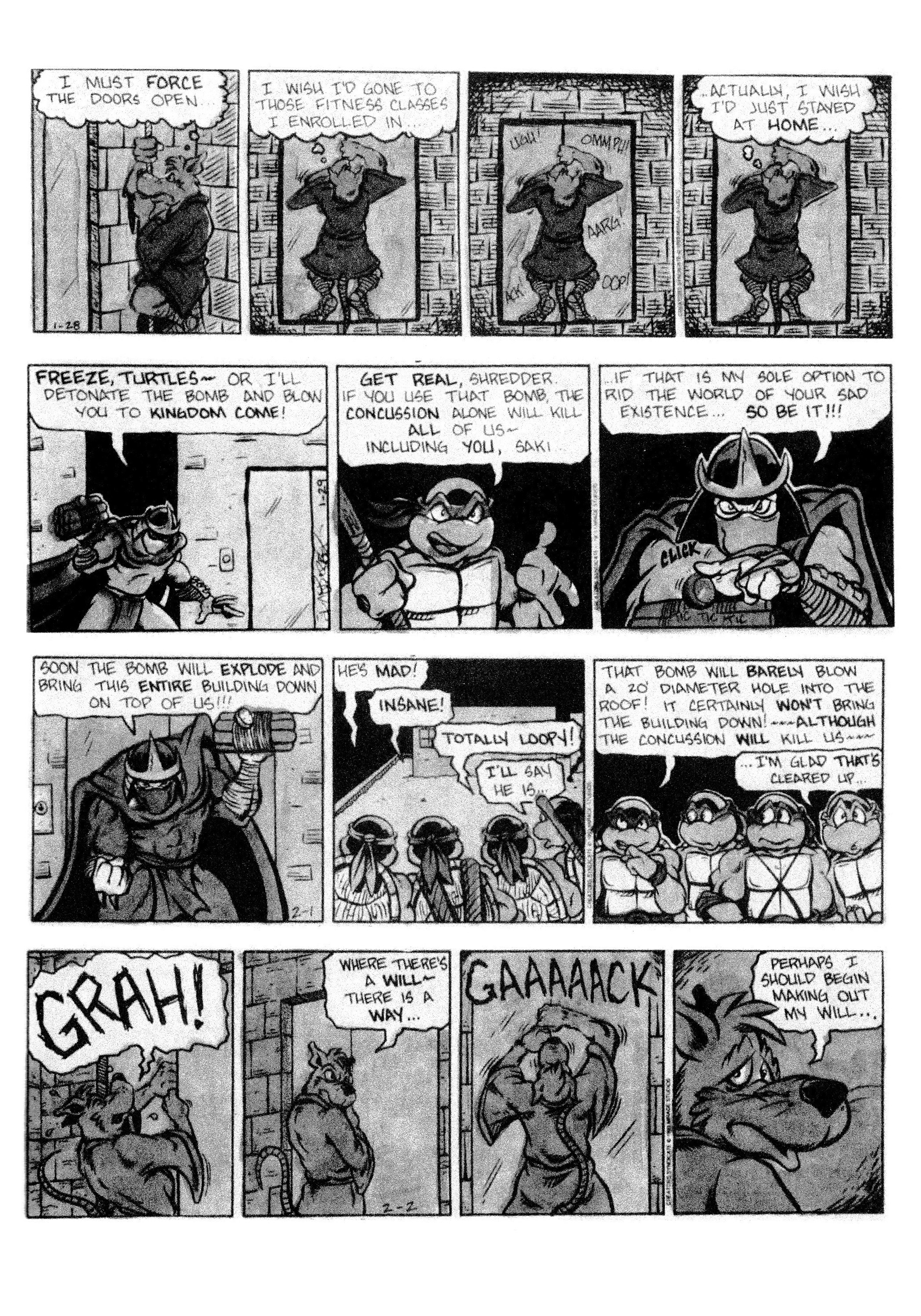 Read online Teenage Mutant Ninja Turtles: Complete Newspaper Daily Comic Strip Collection comic -  Issue # TPB 2 (Part 2) - 56