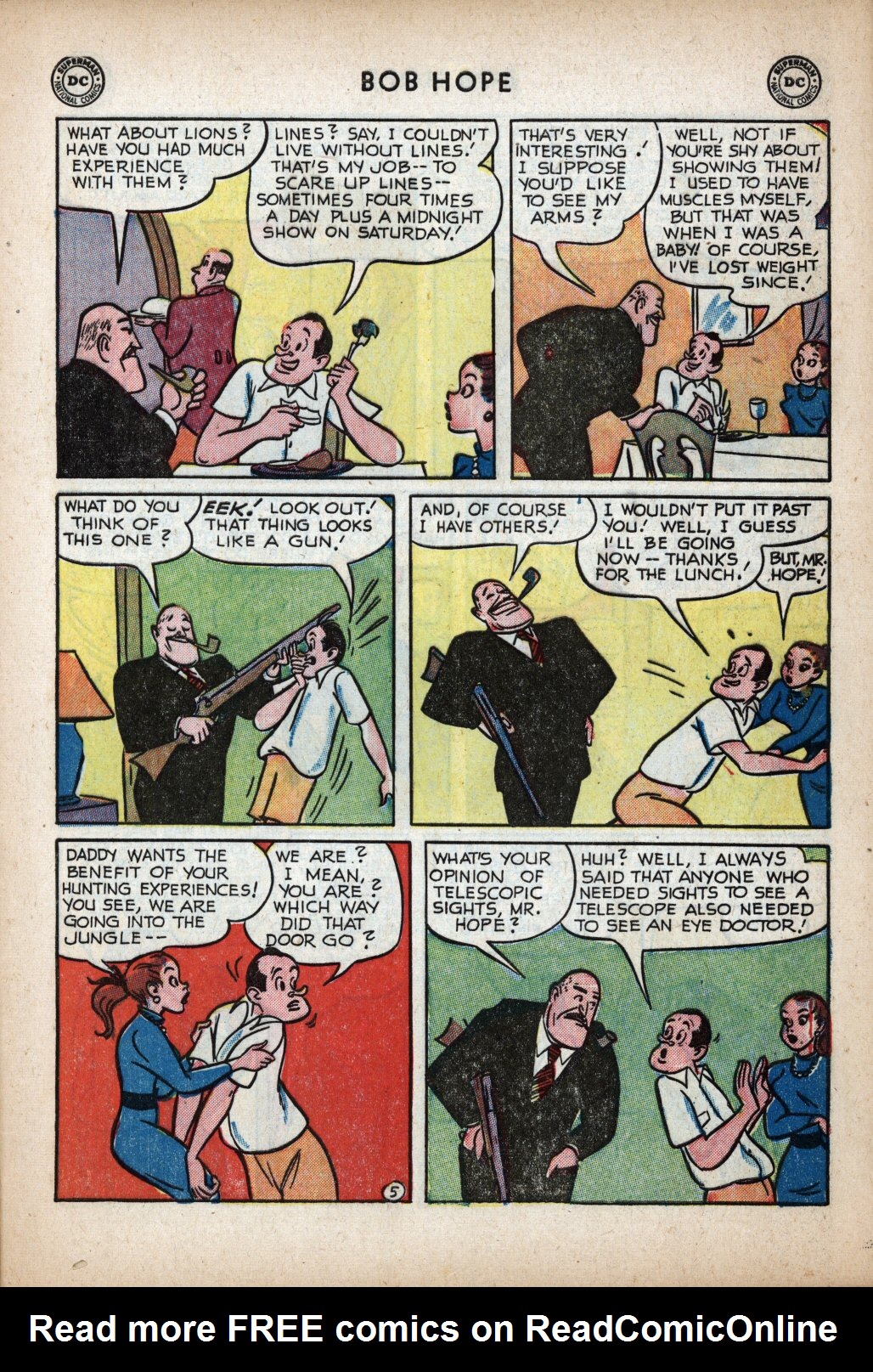 Read online The Adventures of Bob Hope comic -  Issue #16 - 7