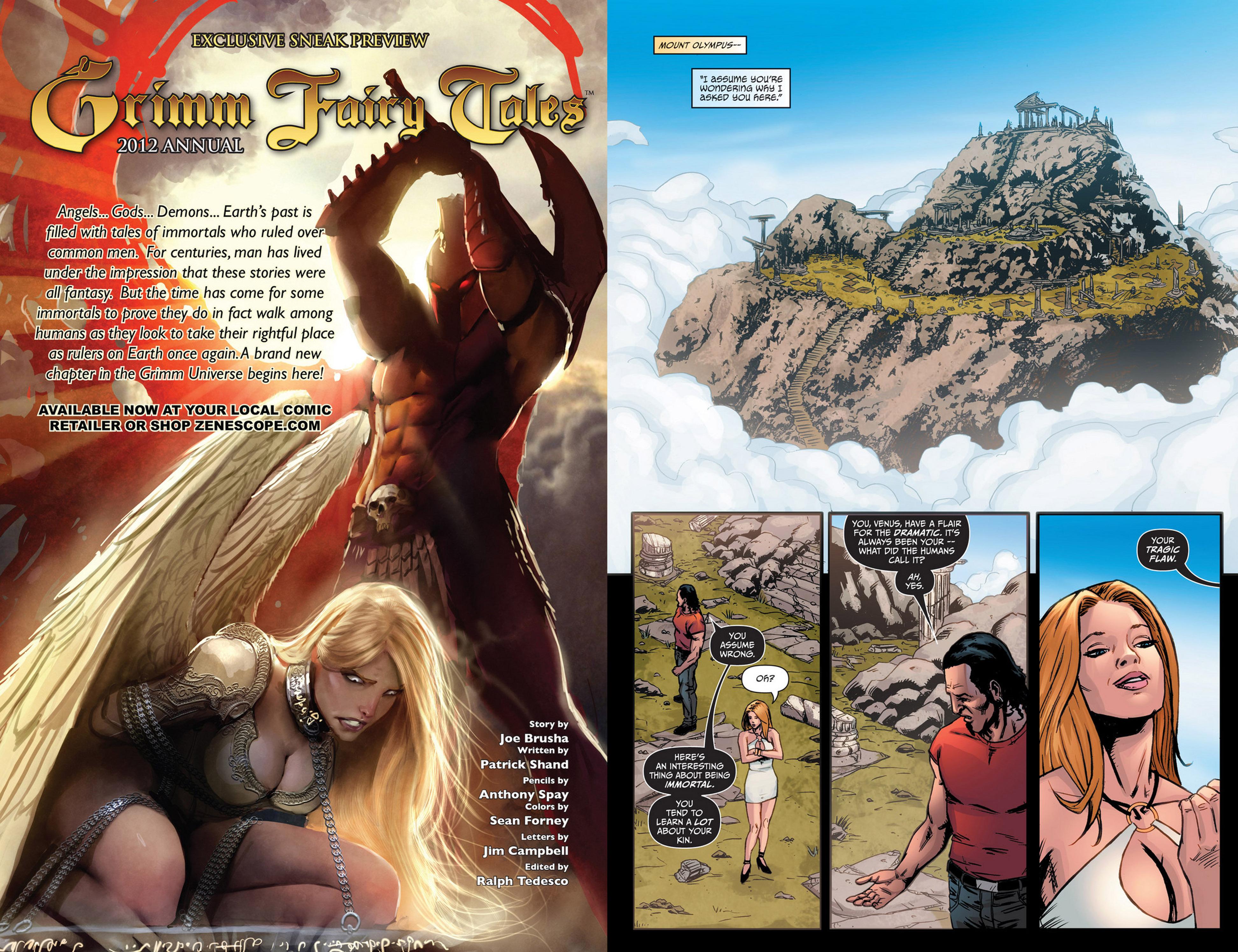 Read online Grimm Fairy Tales presents Godstorm comic -  Issue #0 - 14