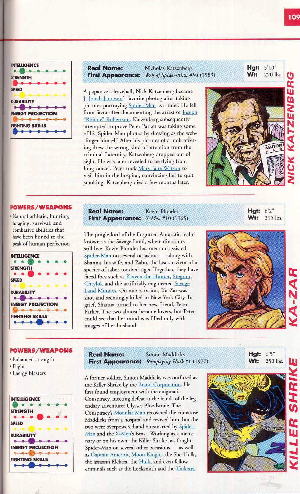 Read online Marvel Encyclopedia comic -  Issue # TPB 4 - 109